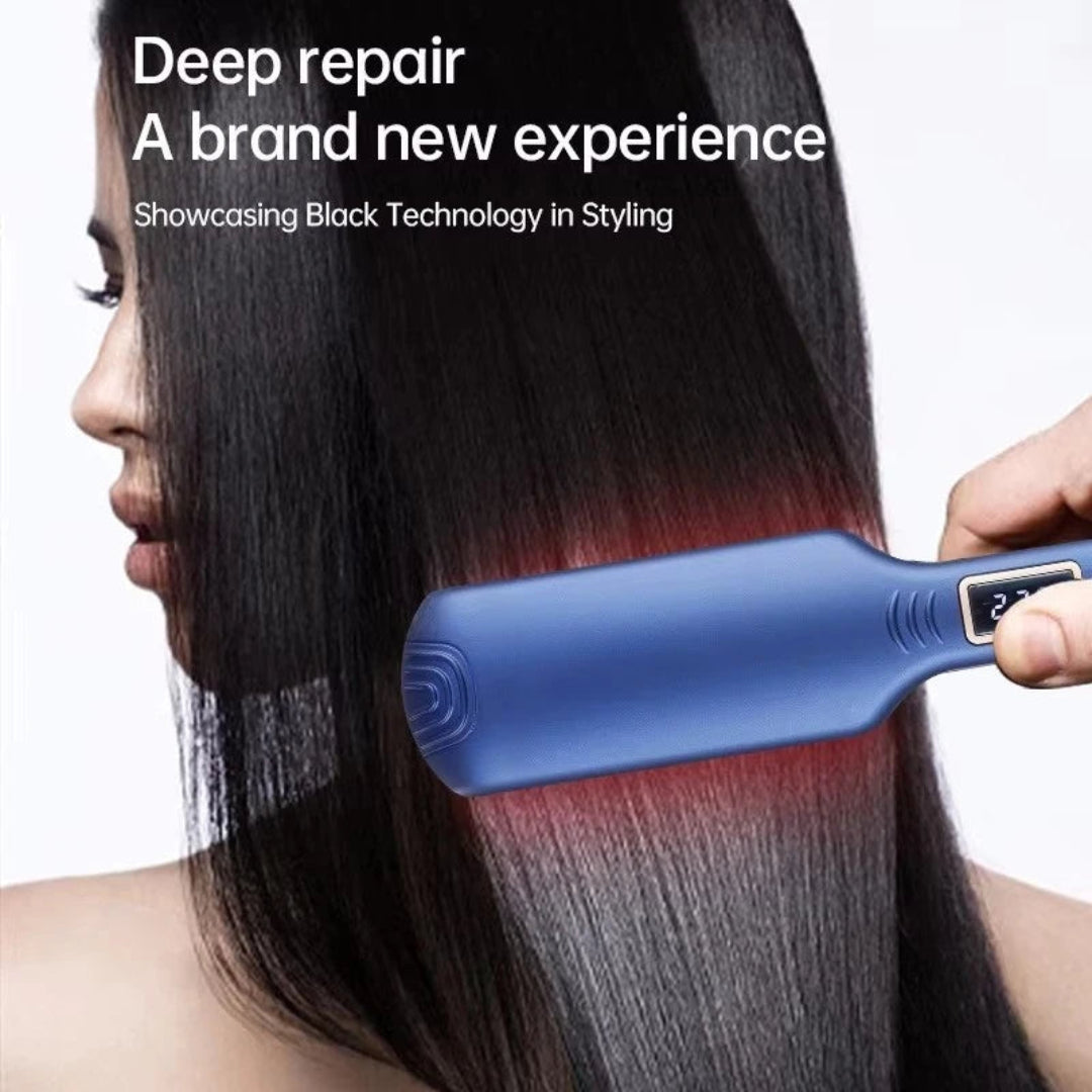 Plancha Alisadora Para Cabello Con Control de Temperatura y Cable Giratorio GW-7707