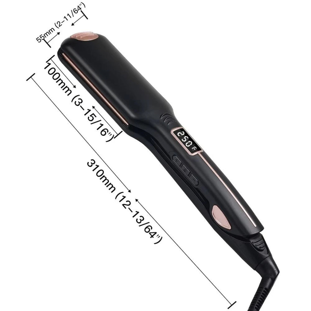 Plancha Alisadora Para Cabello Con Control de Temperatura y Cable Giratorio GW-7707
