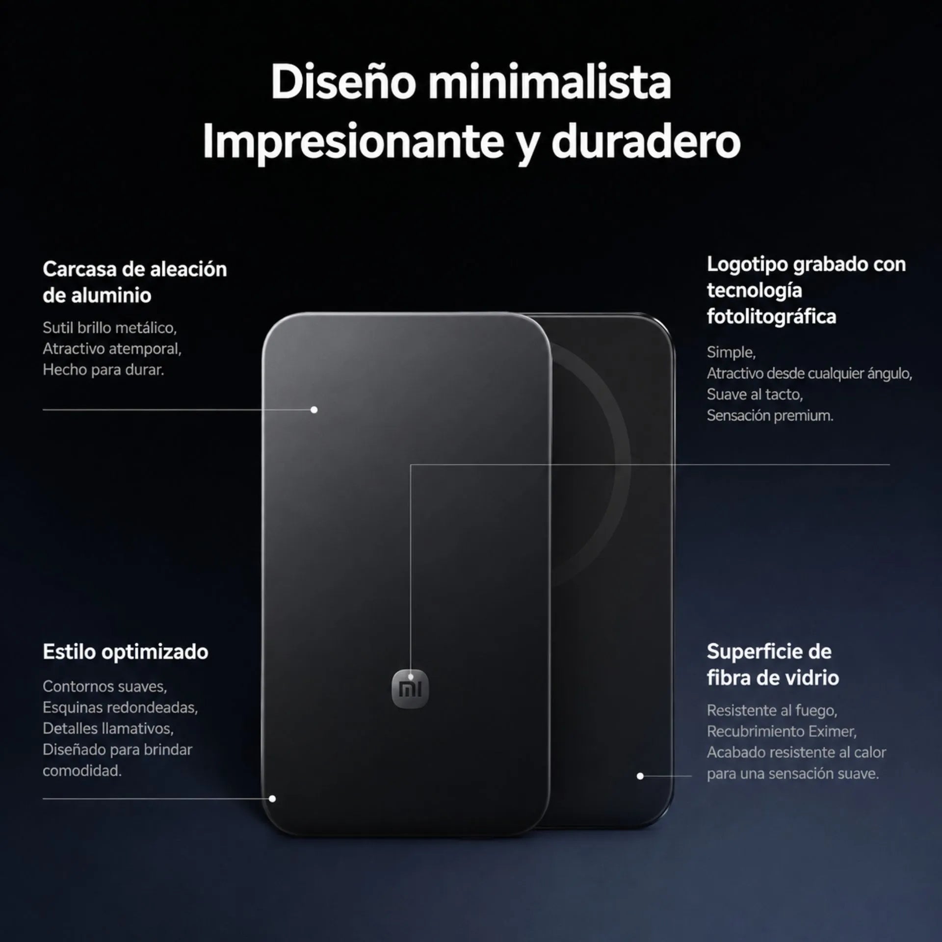 Power Bank Magnético Ultrafina 5000mAh Carga Inalámbrica 15W Y USB-C 22.5W Xiaomi