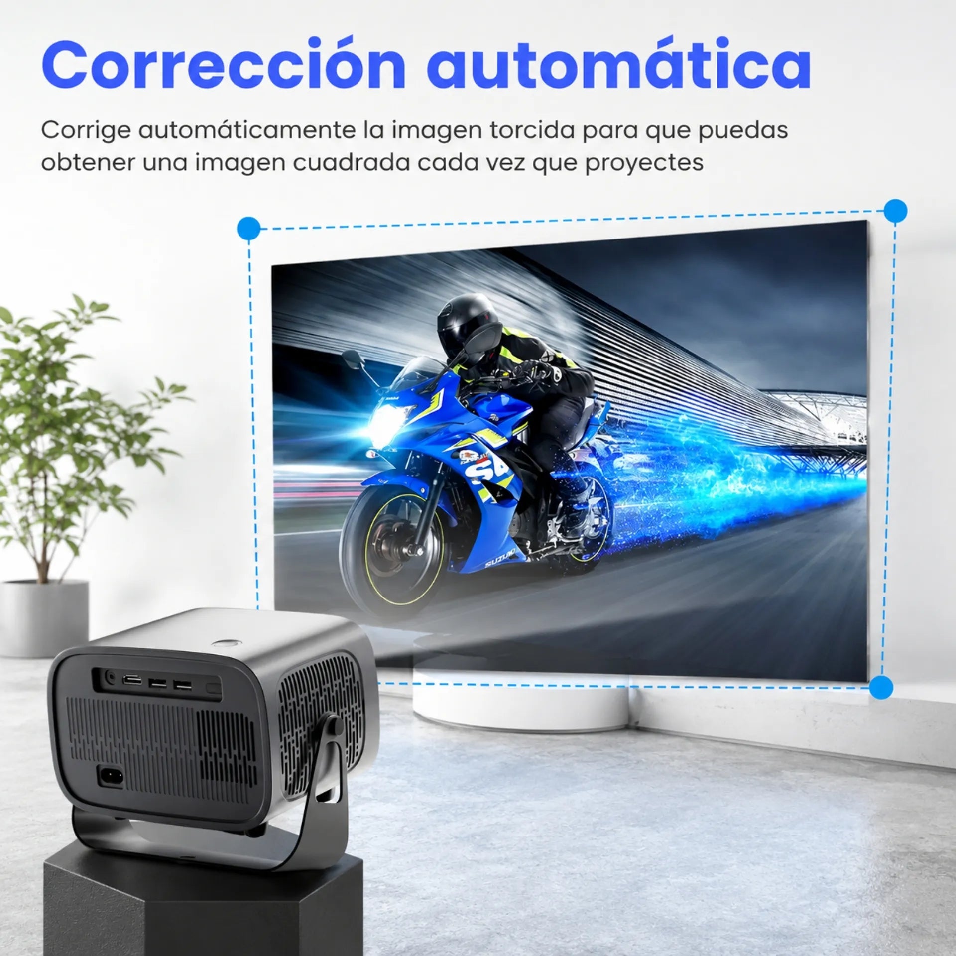 Proyector De Imagen Con 450 Ansi Lumins Con Resolucion Full Hd A10