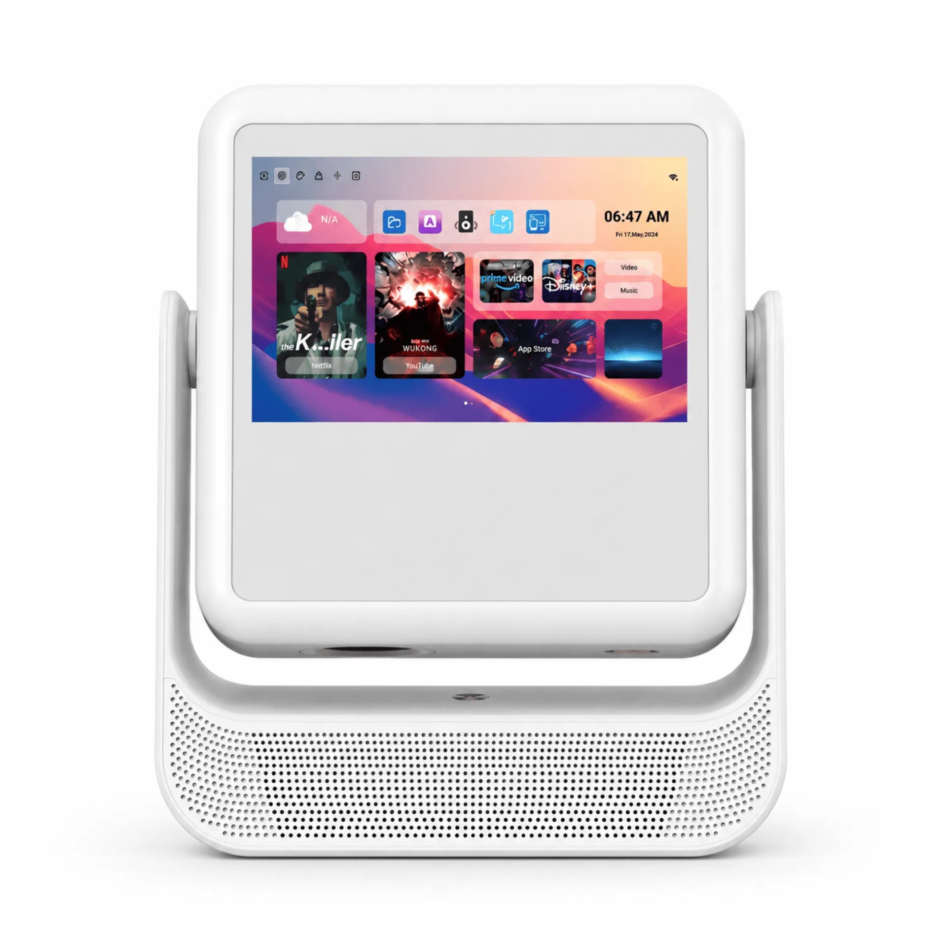 Proyector Inteligente Con Pantalla Táctil De 8 Pulgadas Y Android 12 BUDPLUS C3