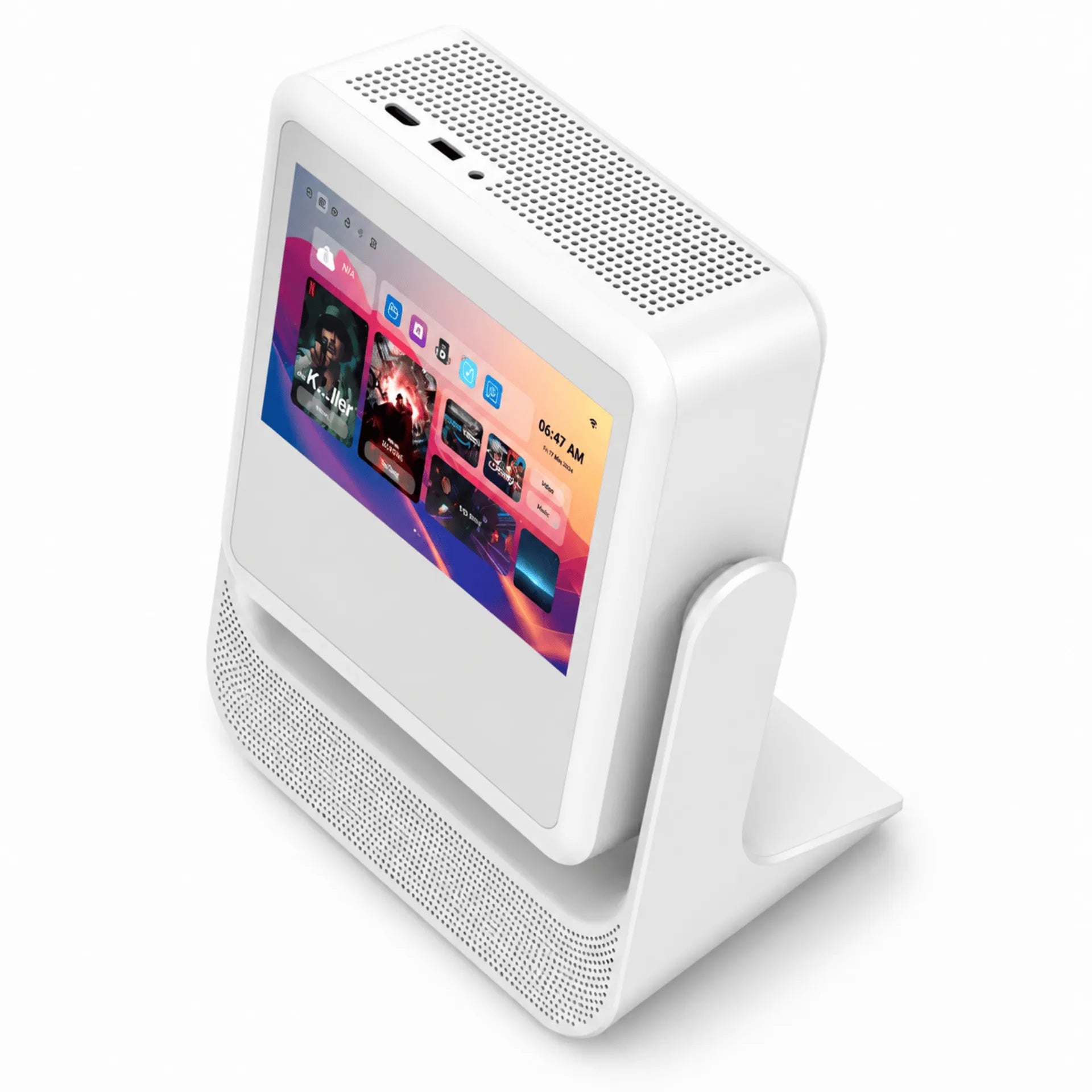 Proyector Inteligente Con Pantalla Táctil De 8 Pulgadas Y Android 12 BUDPLUS C3