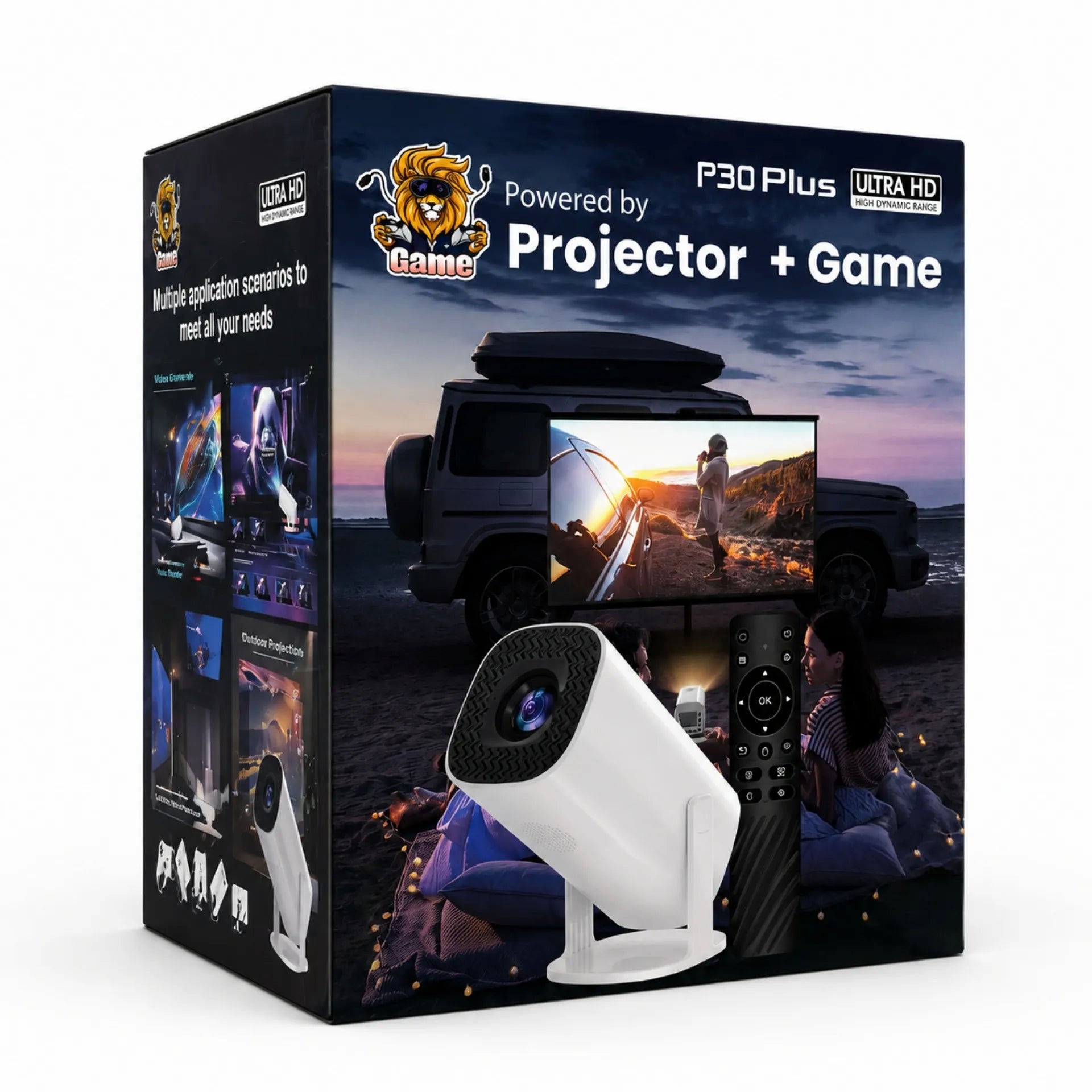 Proyector De Imagen Con Juegos Con 150 Ansi Lumines Con Resolucion HD P30 PLUS
