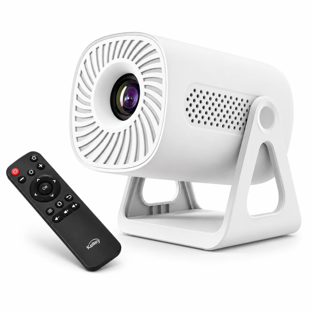Proyector Android Kalley 150 Ansi HD Con Soporte Y Screen Mirroring K-PHD2