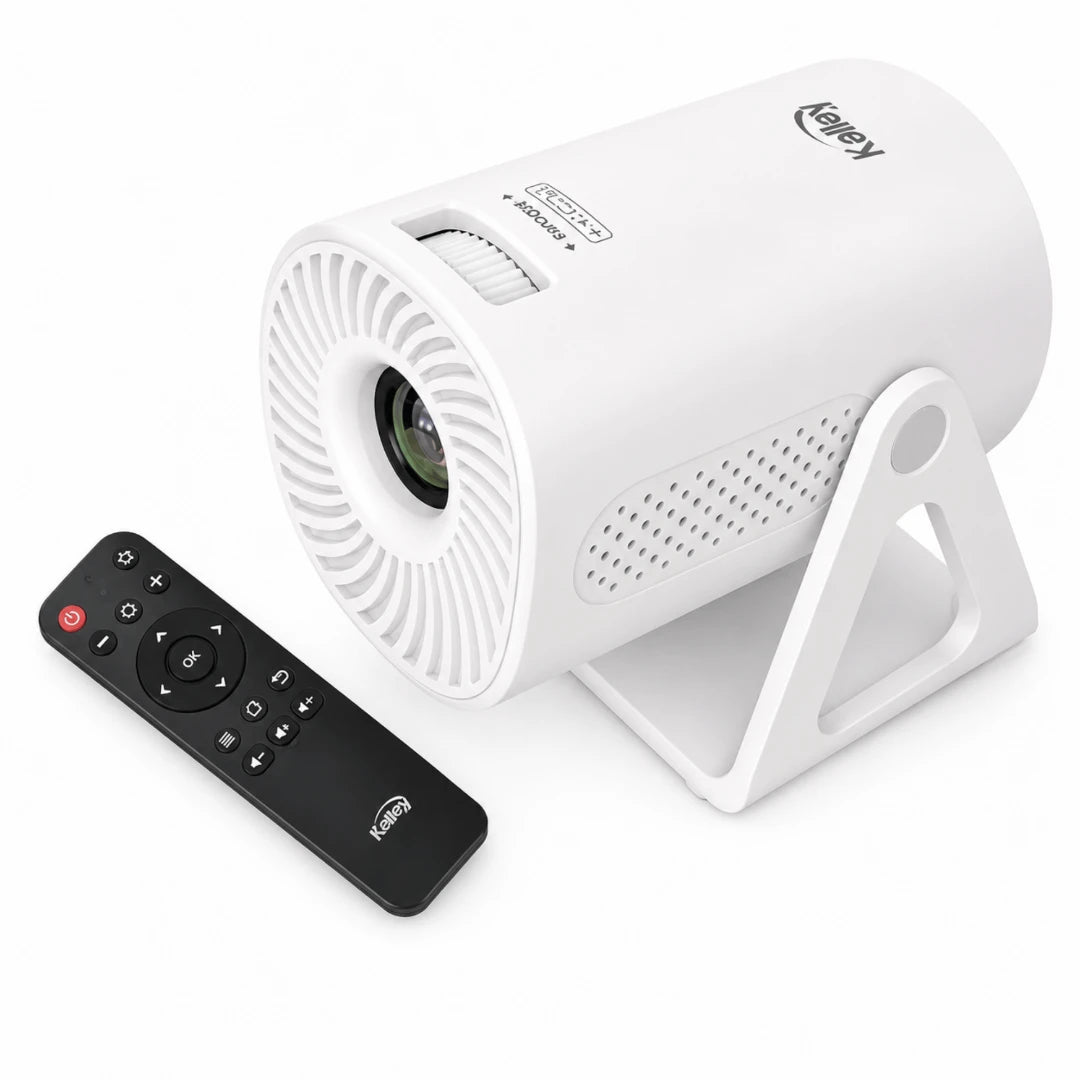 Proyector Android Kalley 150 Ansi HD Con Soporte Y Screen Mirroring K-PHD2
