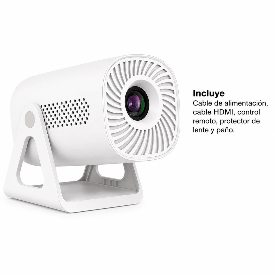 Proyector Android Kalley 150 Ansi HD Con Soporte Y Screen Mirroring K-PHD2