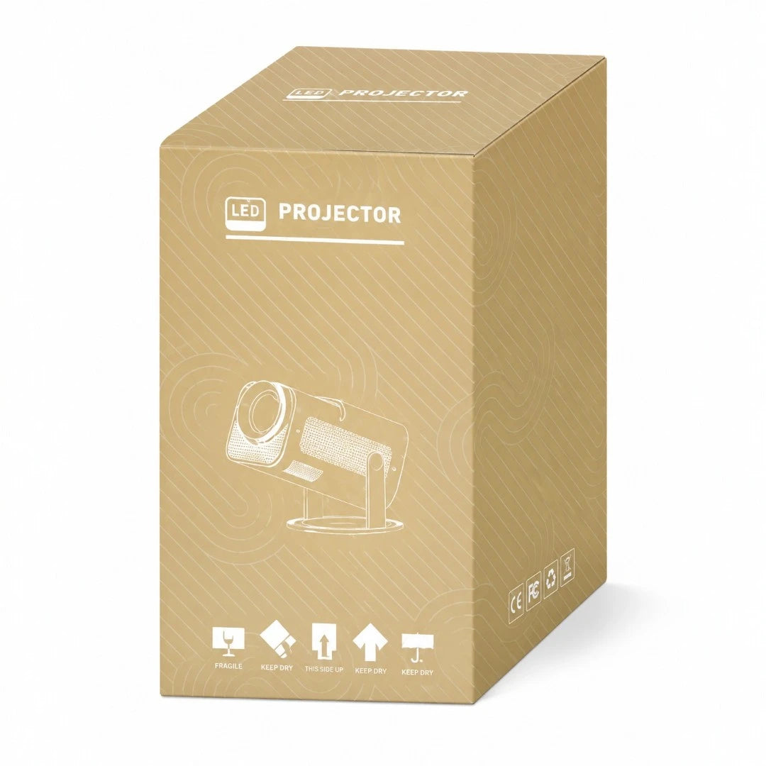 Proyector Mini Android 11 Con Wifi Dual Band Y Resolución HD HY320 MINI