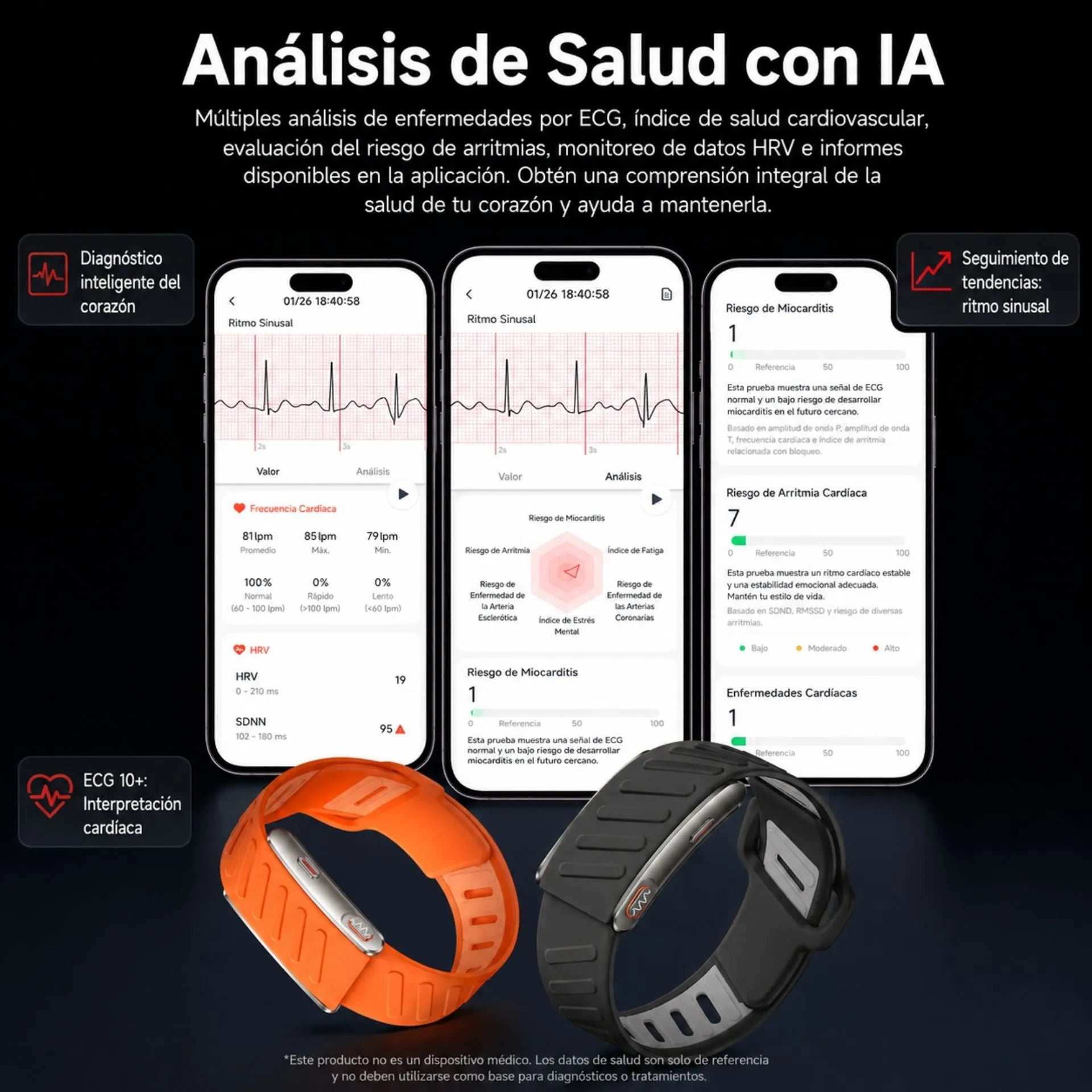 Pulsera Inteligente Deportiva Y Monitoreo De Salud TREKO ONE