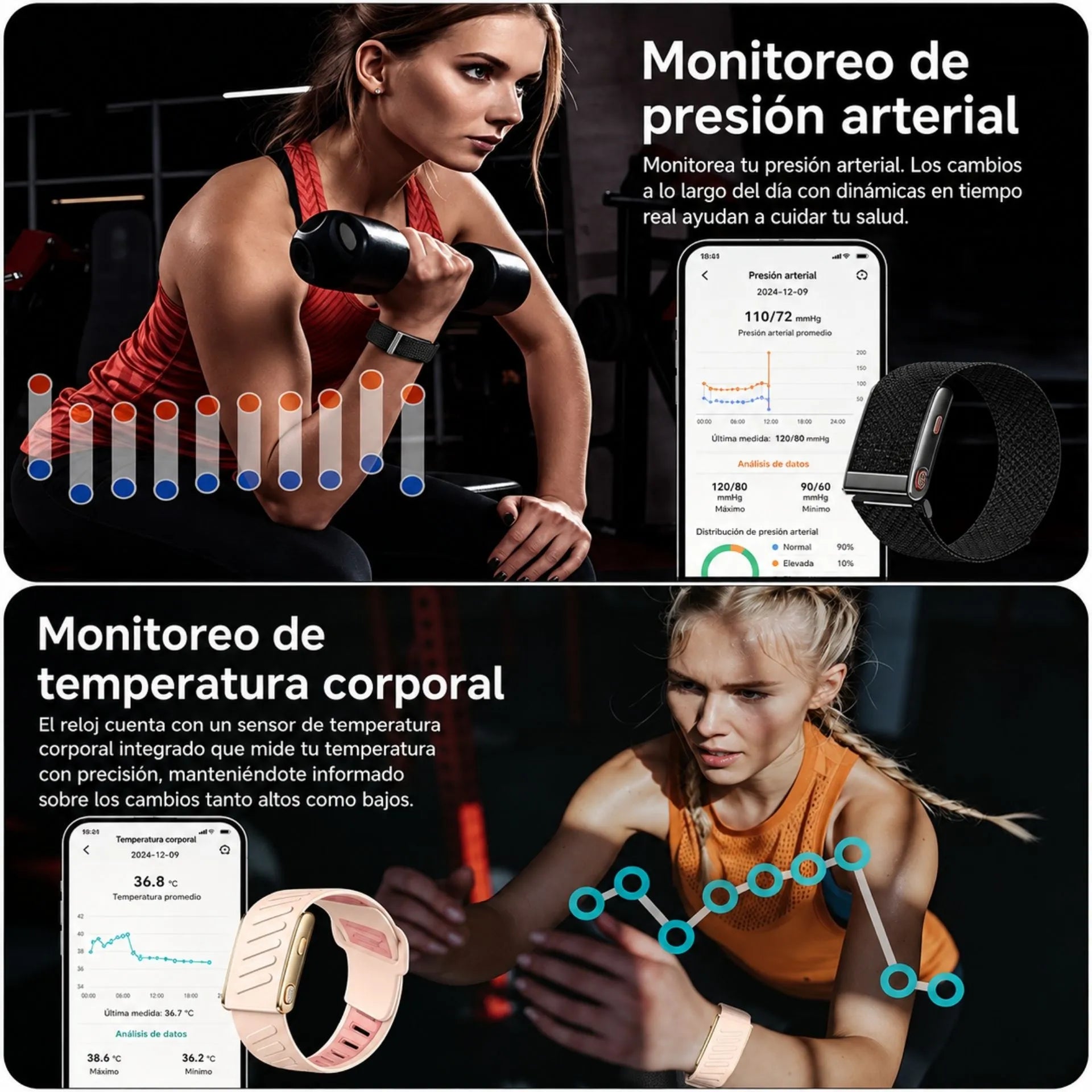 Pulsera Inteligente Deportiva Y Monitoreo De Salud TREKO ONE