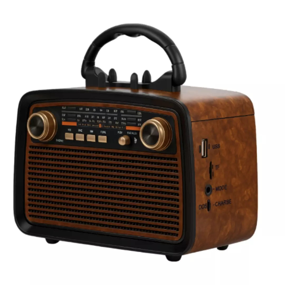 Radio Parlante Bluetooth Vintage De 3" KTF-1467 B2B