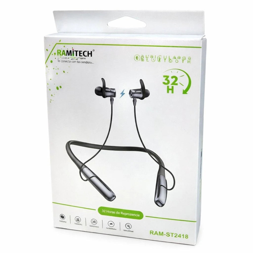 Audífonos Bluetooth marca Ramitech