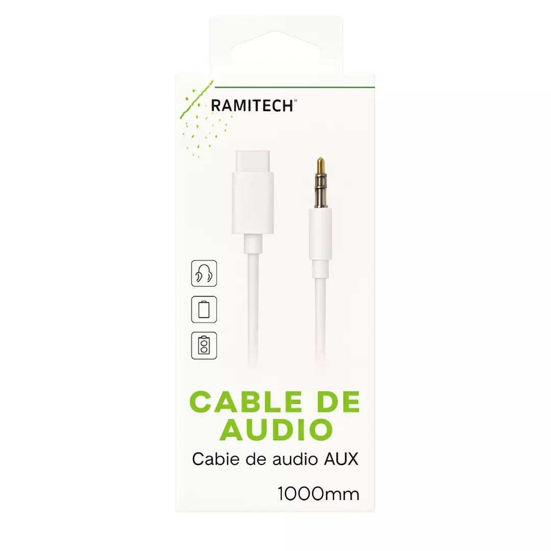 Cable Ramitech De Typec a Plug 3.5mm RAM-TYPEC 3,5 AA