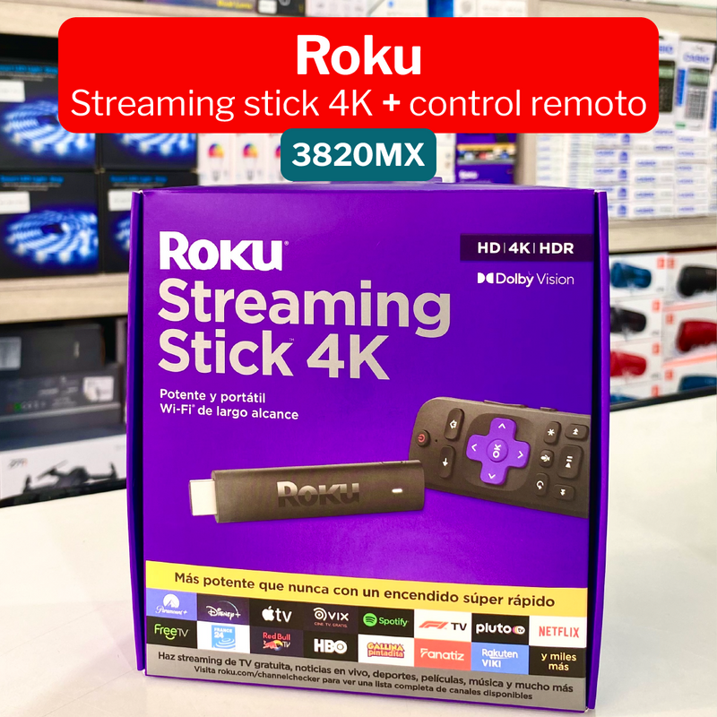 Cargue la imagen en el visor de la galería, Roku TV Streaming Stick 4K 3820MX
