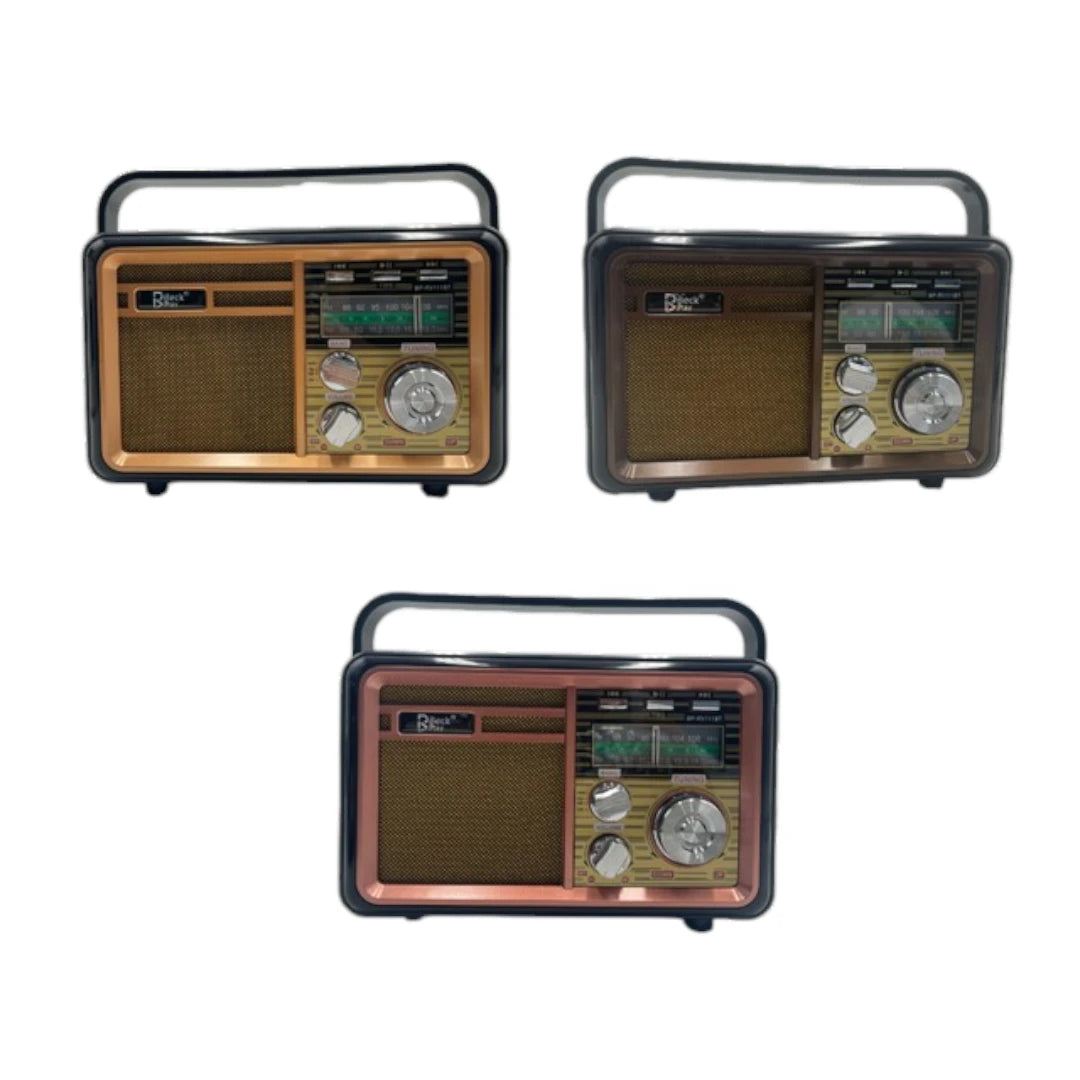 Radio Parlante Beck Play Con Estilo Vintage BP-RV111BT