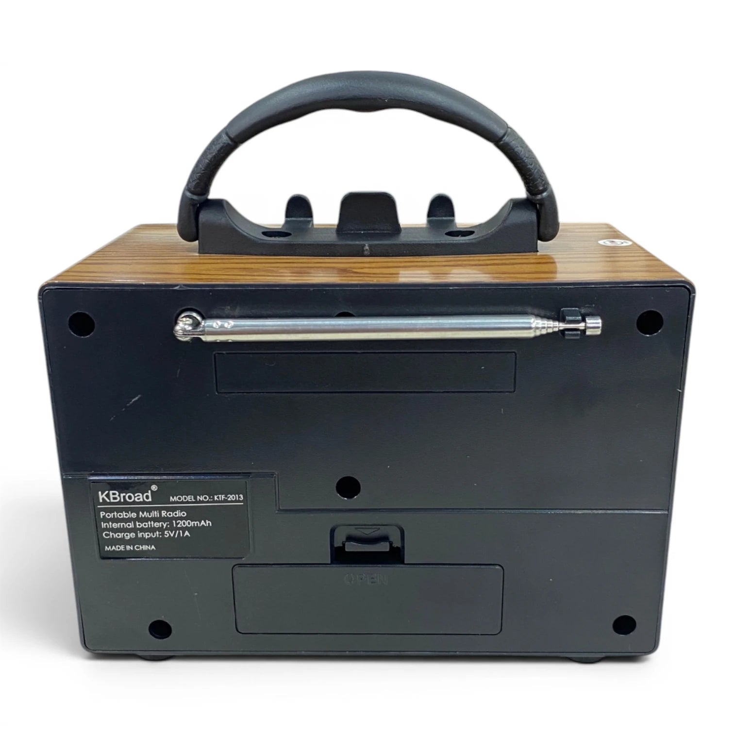 Radio Parlante Retro Bluetooth Recargable Con Radio AM/ FM / SW KTF-2013