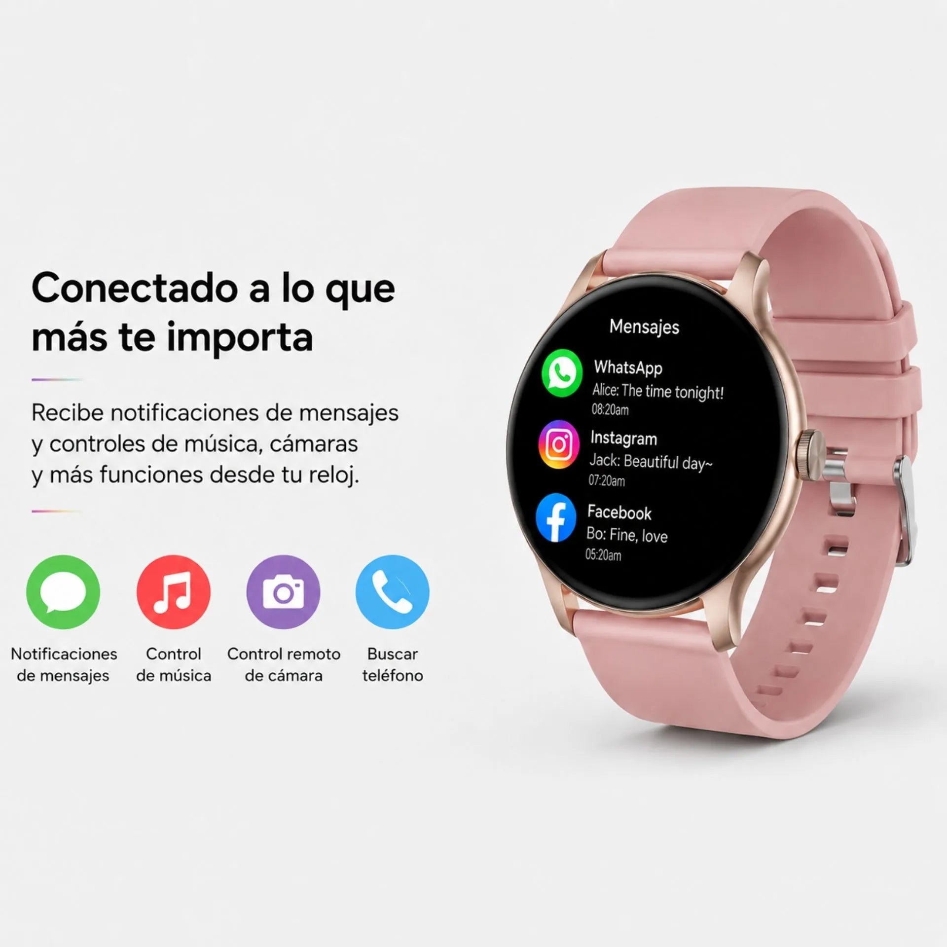 Reloj Inteligente Con Llamadas Bluetooth Y Monitoreo Deportivo LAXASFIT GT3