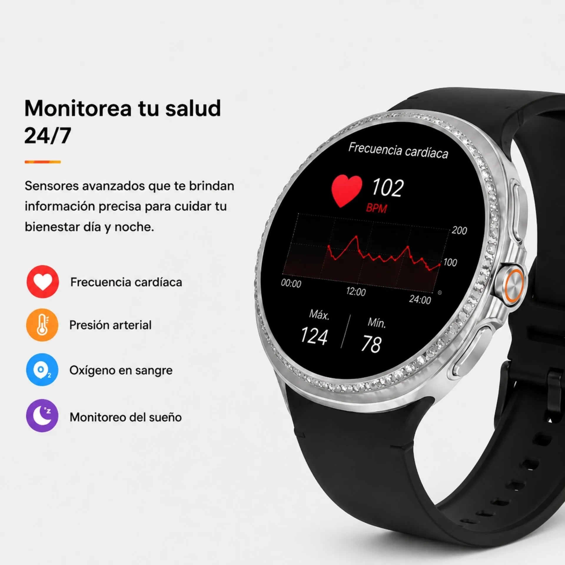 Reloj Inteligente Con Llamadas Bluetooth Y Monitoreó Deportivo LAXASFIT GT8 ULTRA