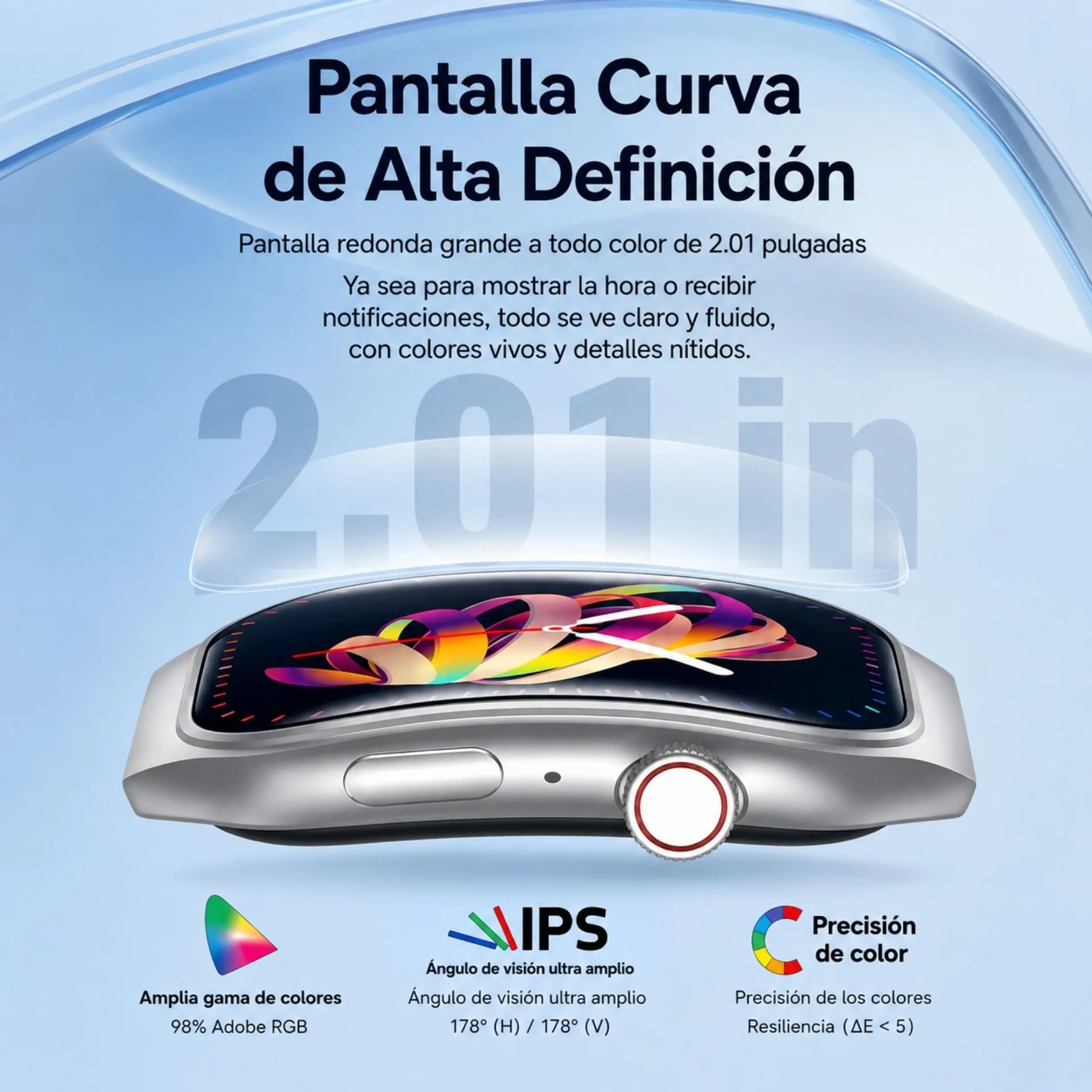 Reloj Inteligente Con Pantalla AMOLED, Llamadas Bluetooth Y Monitoreo Deportivo LAXASFIT H7