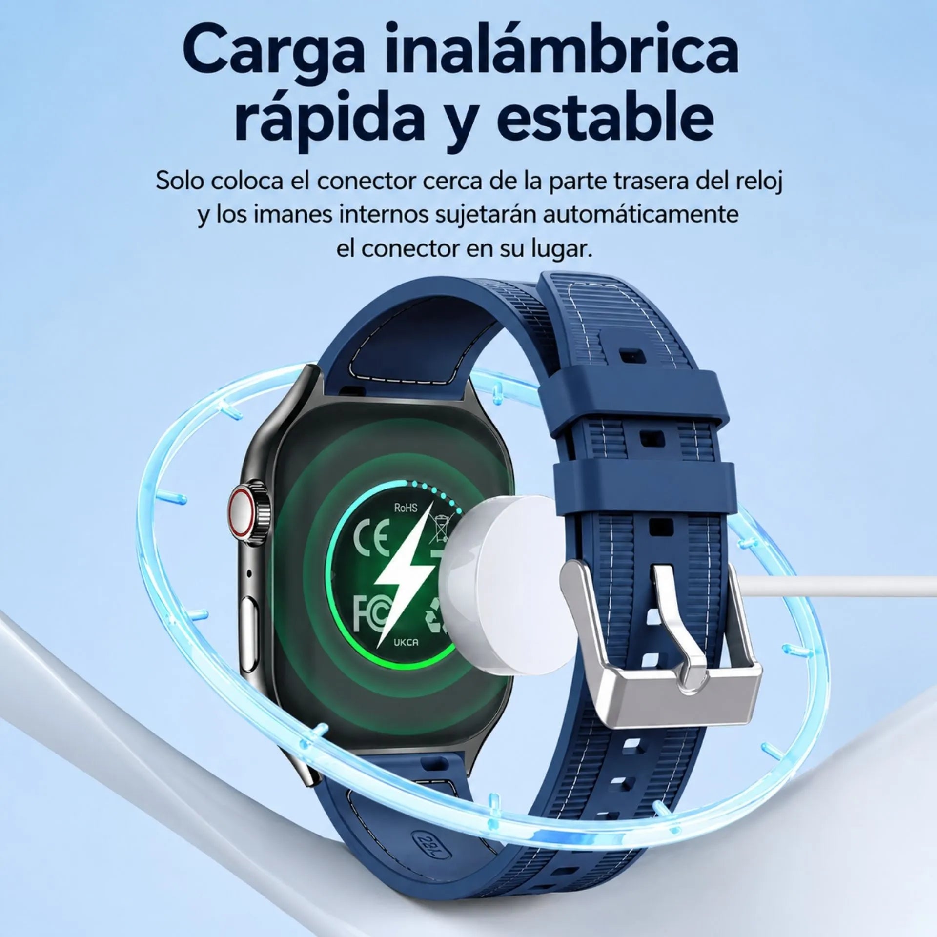 Reloj Inteligente Con Pantalla AMOLED, Llamadas Bluetooth Y Monitoreo Deportivo LAXASFIT H7