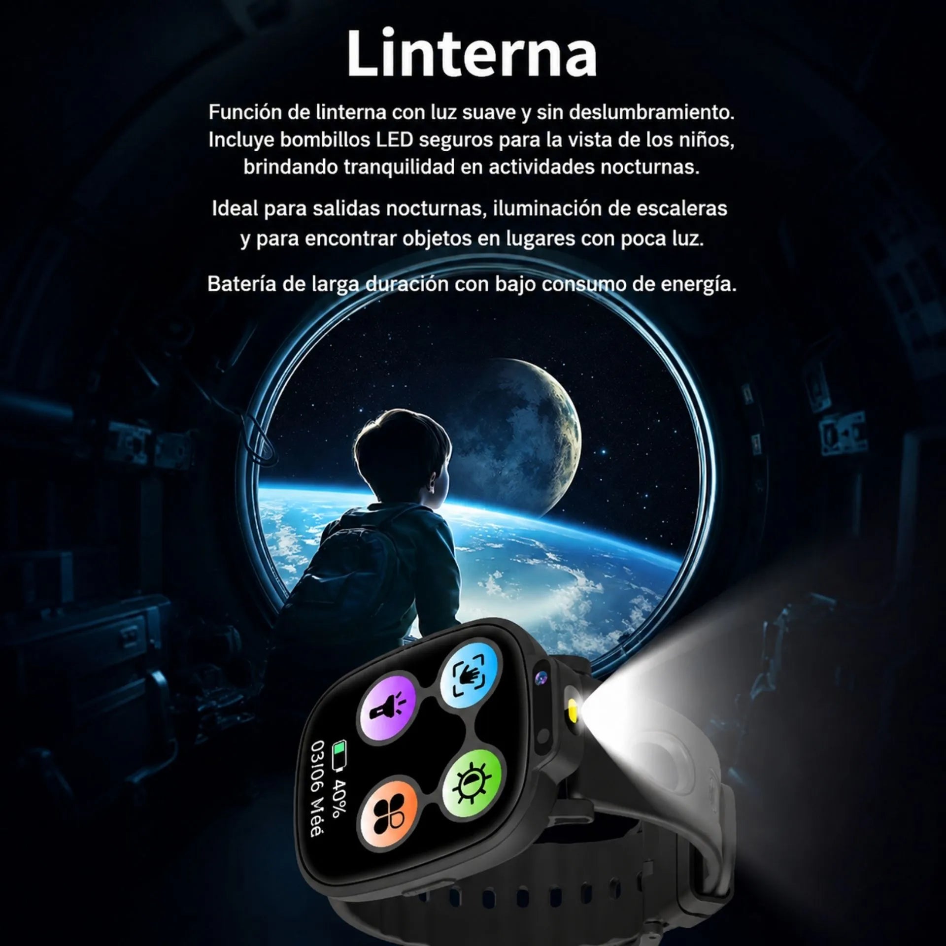 Reloj Inteligente Para Niños Con Juegos, Cámara, Podómetro Y Funciones Educativas H10