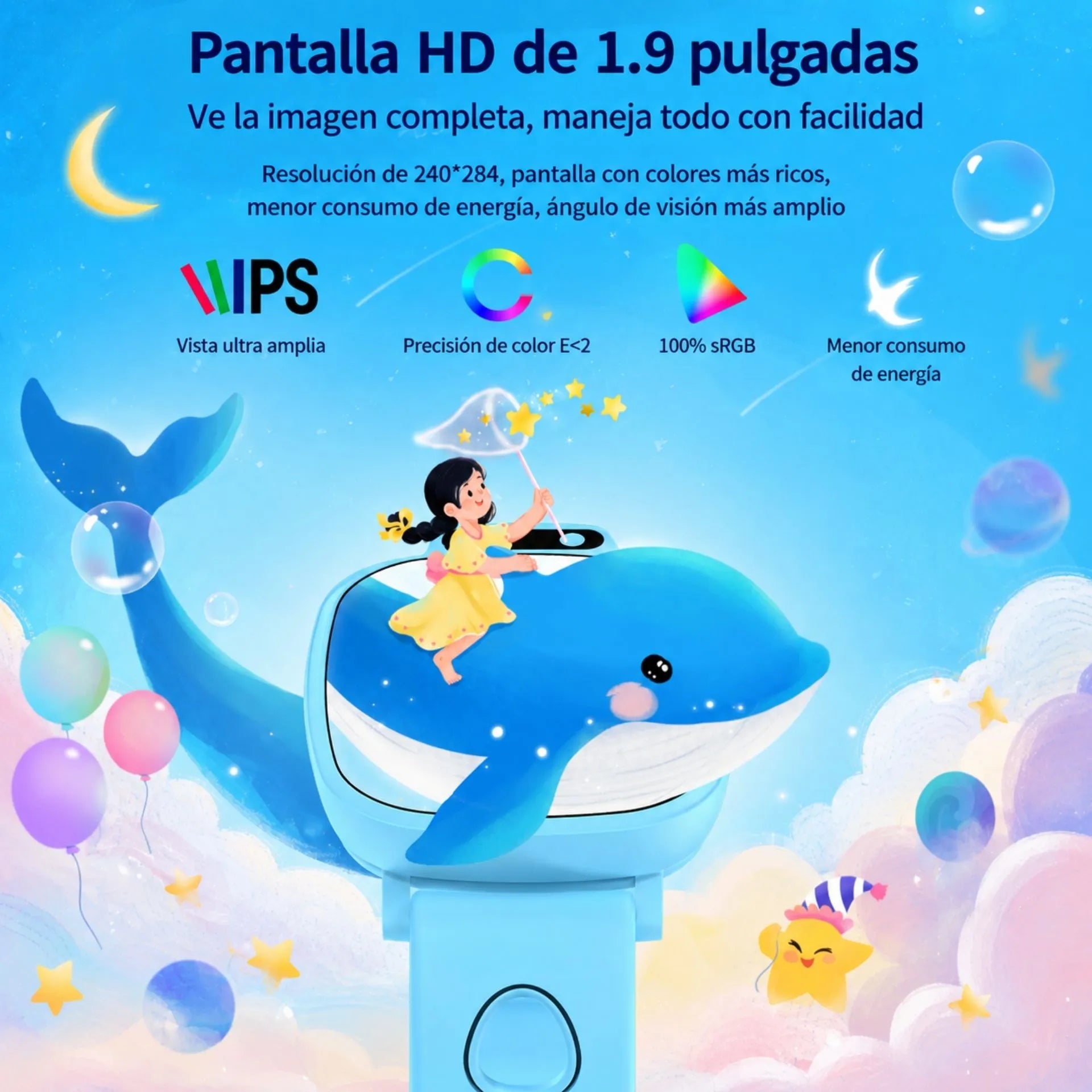 Reloj Inteligente Para Niños Con Juegos, Cámara, Podómetro Y Funciones Educativas H10
