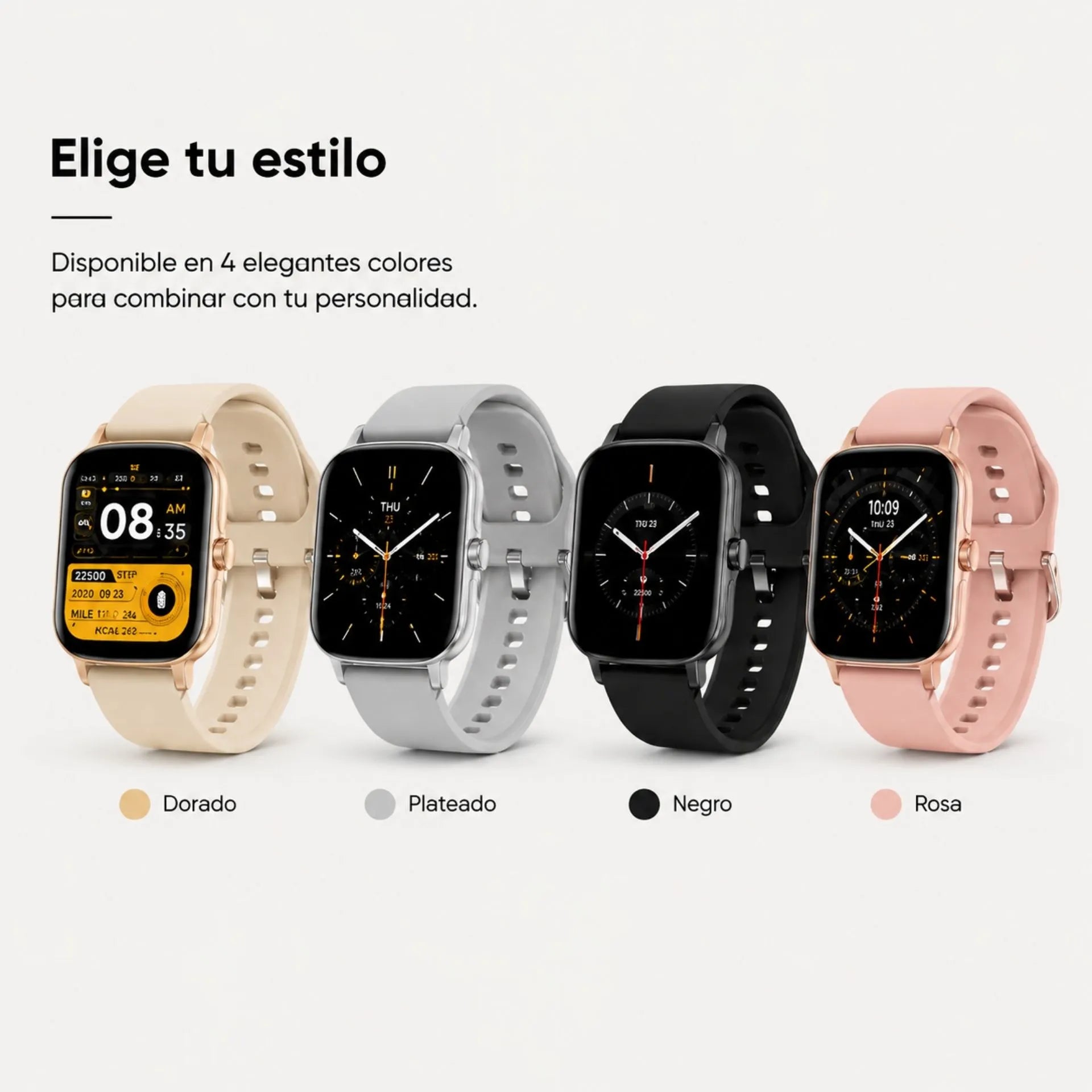 Reloj Inteligente Con Llamadas Bluetooth, Monitoreo Deportivo Y Notificaciones LAXASFIT Y13