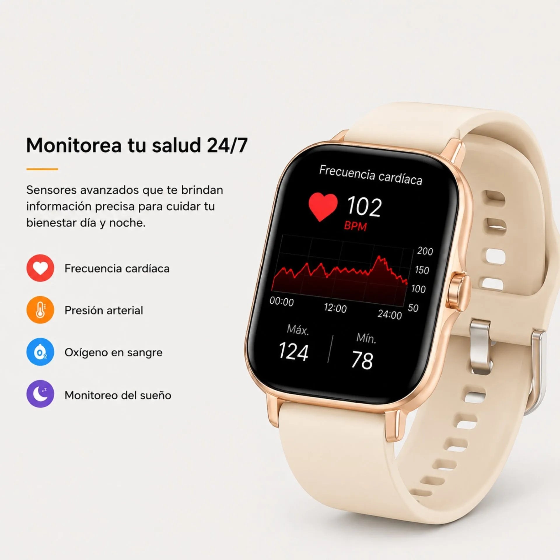 Reloj Inteligente Con Llamadas Bluetooth, Monitoreo Deportivo Y Notificaciones LAXASFIT Y13