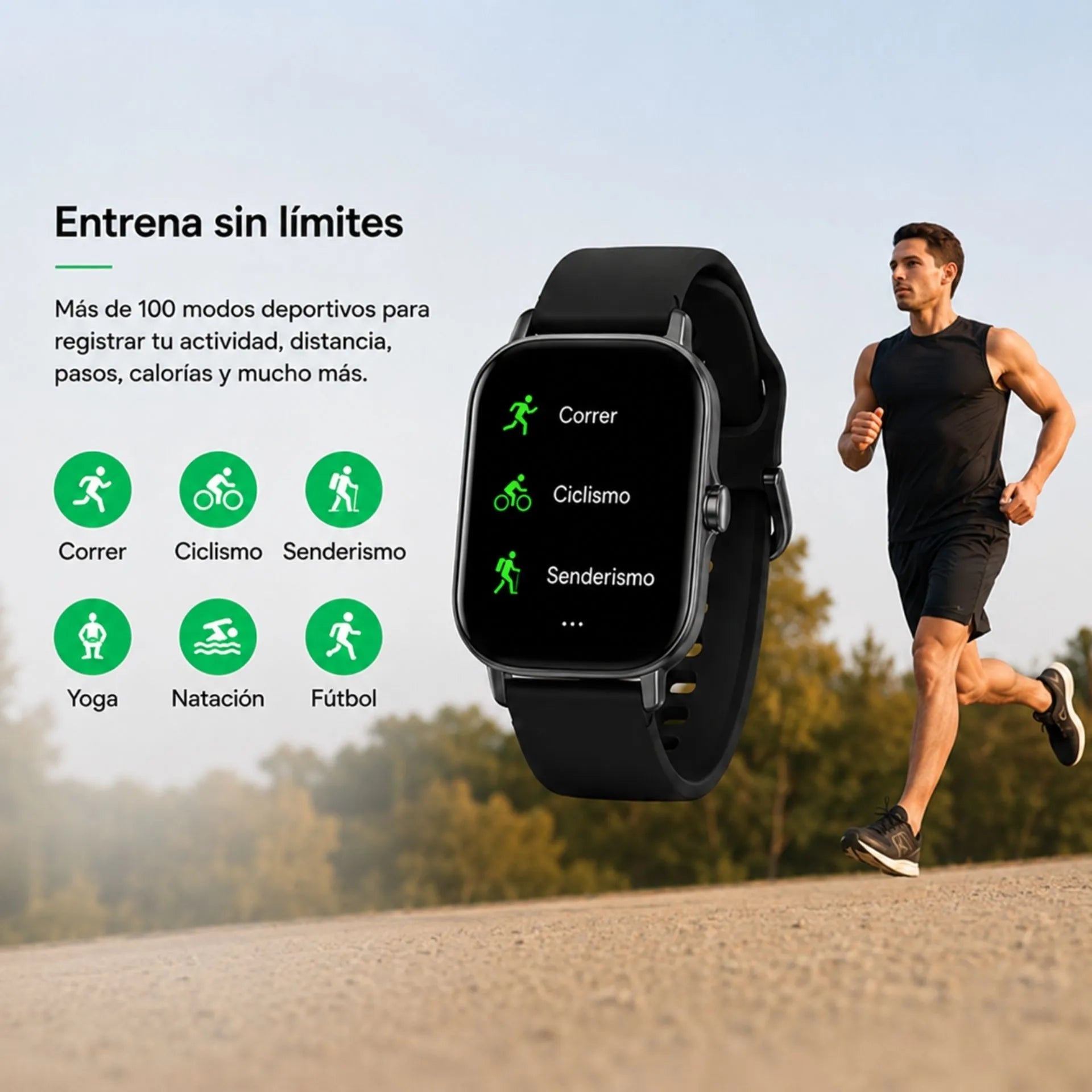 Reloj Inteligente Con Llamadas Bluetooth, Monitoreo Deportivo Y Notificaciones LAXASFIT Y13