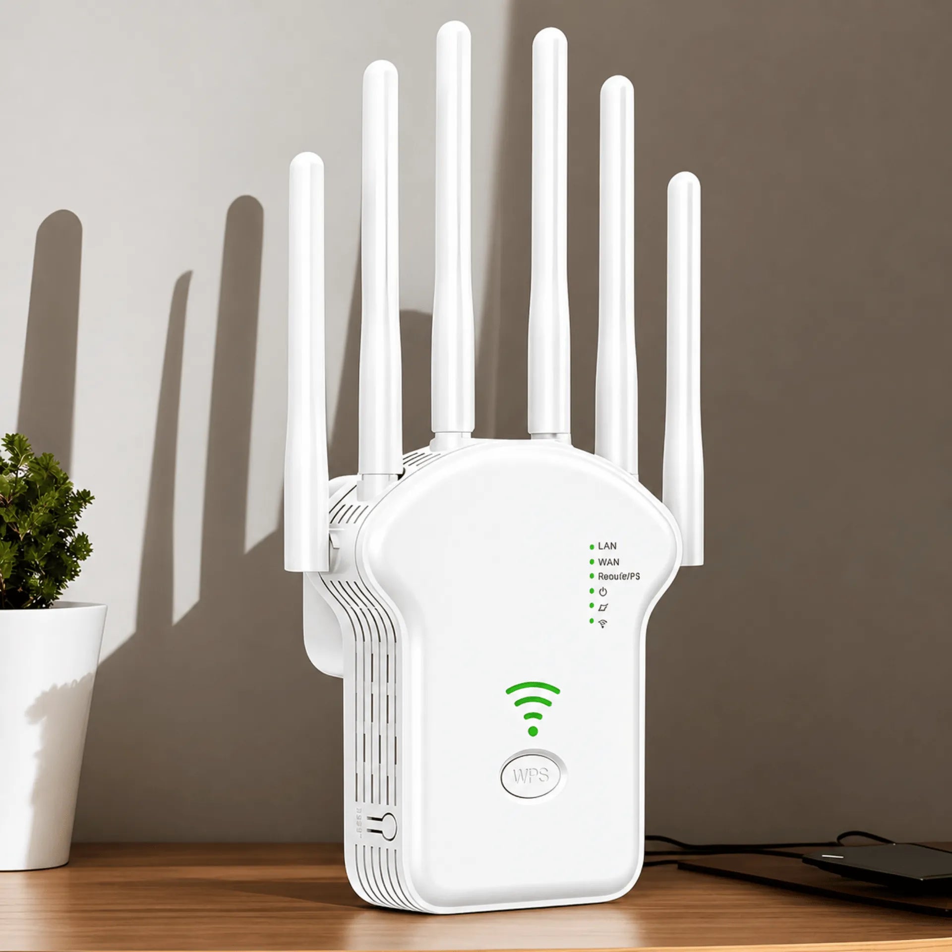 Repetidor WiFi 300 Mbps Con Función De Router Y Modos AP Extensor De Señal 2.4GHz Baihuo City MY-7254