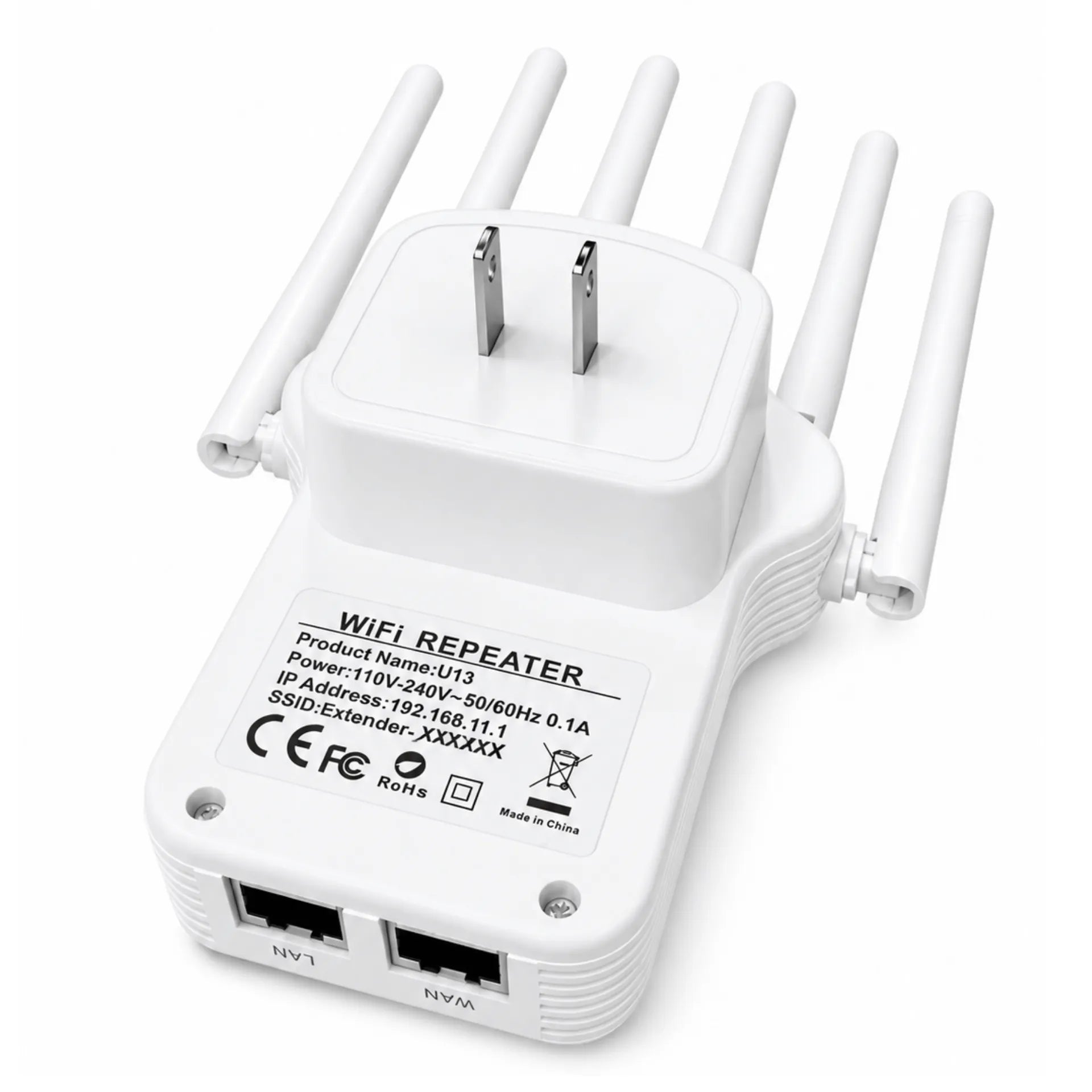 Repetidor WiFi 300 Mbps Con Función De Router Y Modos AP Extensor De Señal 2.4GHz Baihuo City MY-7254