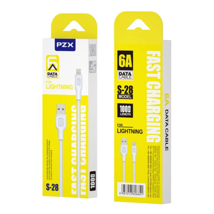Cable PZX De Datos De Usb A Lightining De 8 Amperios S-28