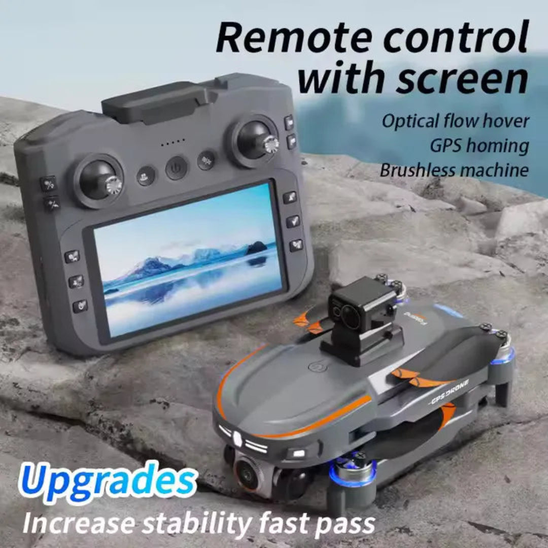 Drone Para Principiante Con Gps Y Cotrol Recargable Con Pantalla S28 GPS
