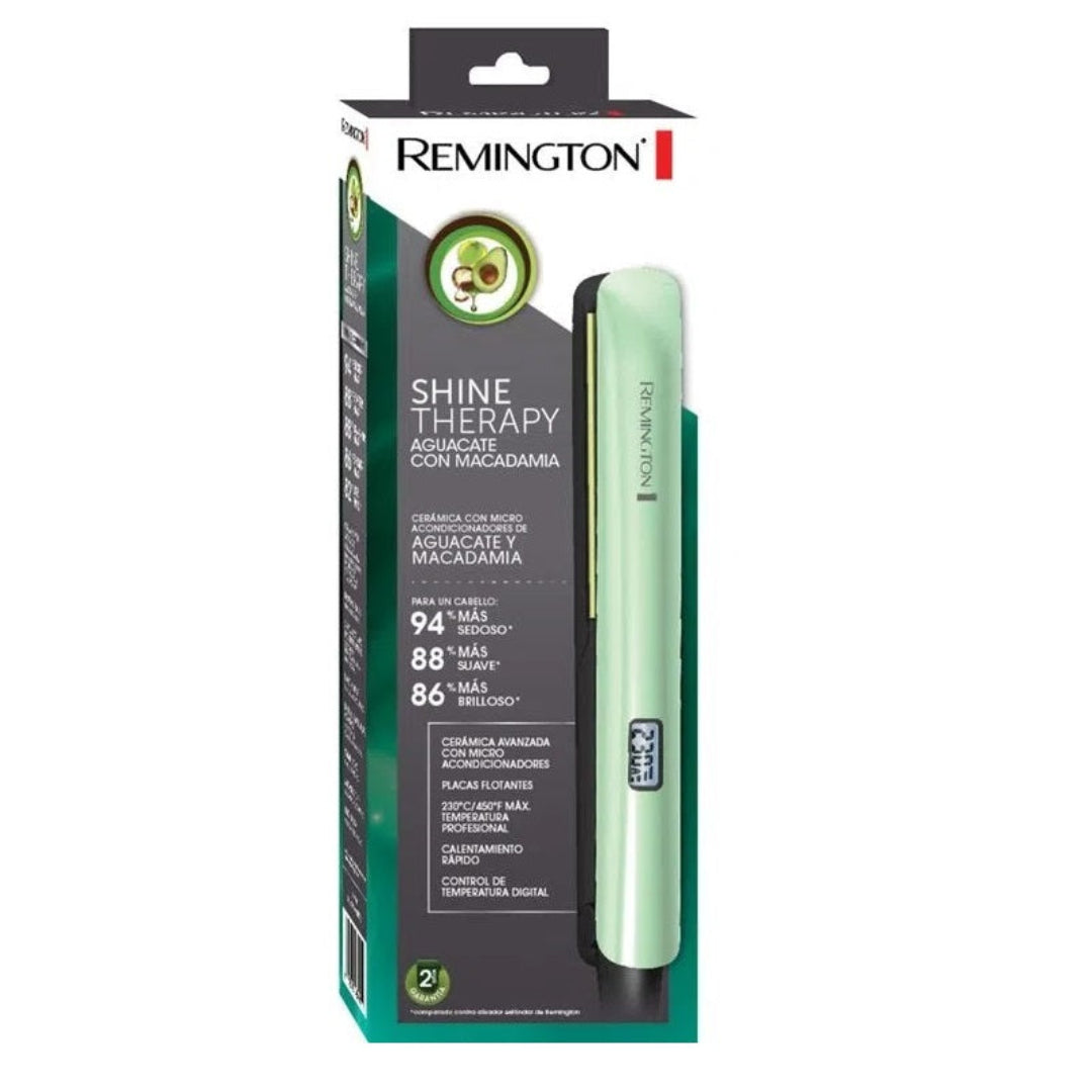 Plancha Alisadora Remington Shine Therapy Aguacate S9960 B2B