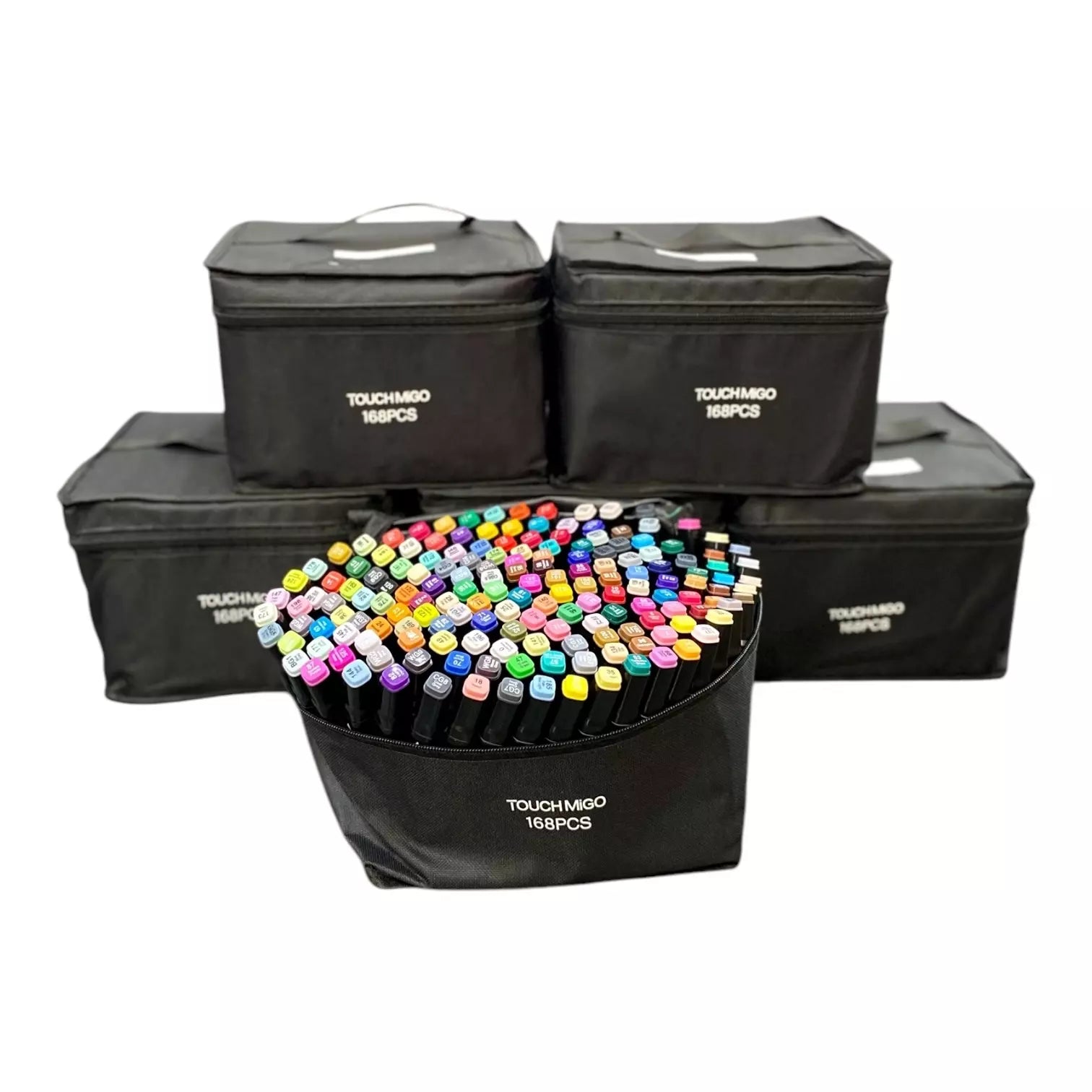 Set De Marcadores DE Colores Doble Punta MG001-BLK