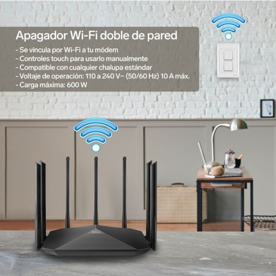 Doble Apagador Wifi SHOME-116