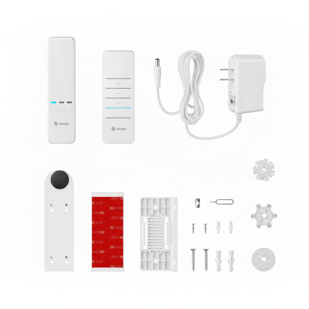 Motor Inteligente WiFi para Persianas con Control Remoto Compatible con Alexa y Google Assistant Steren SHOME-155