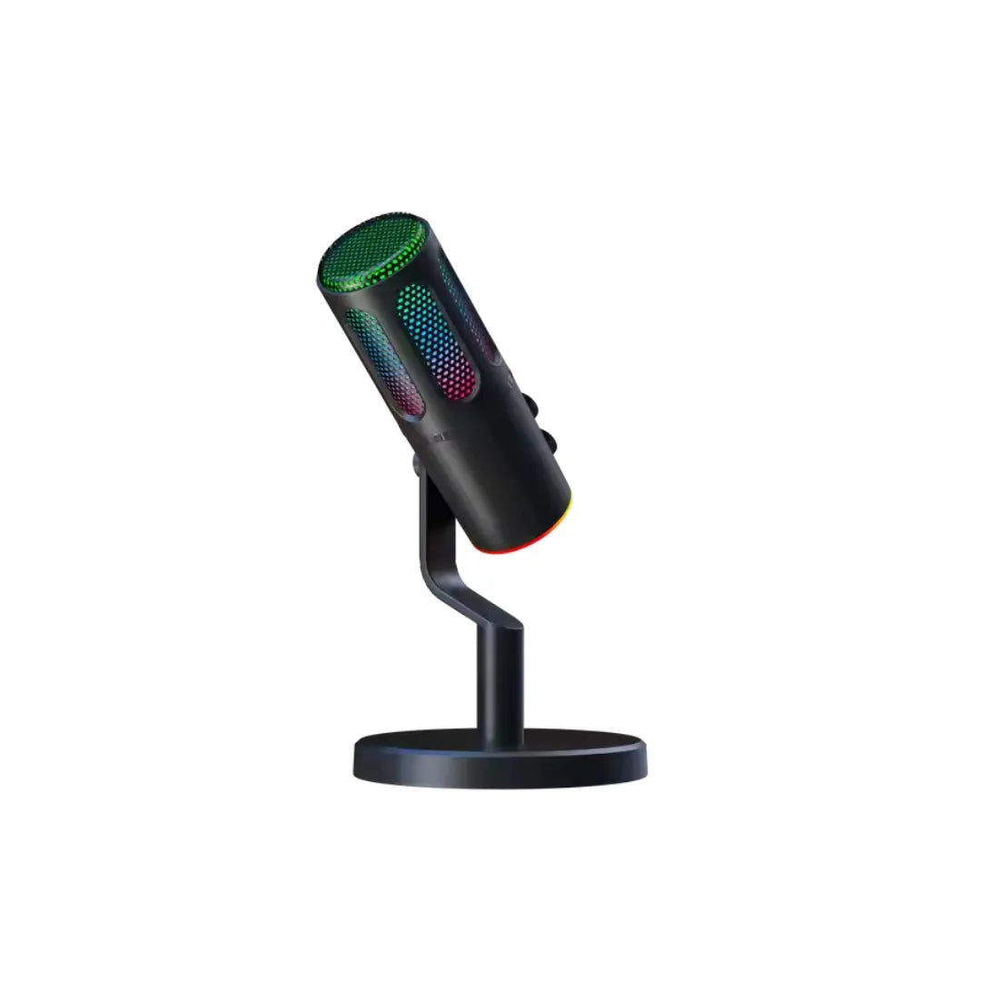 Microfono Podcast Micrófono De Podcast Inalámbrico Recargable Con Retroiluminado SU8W ...