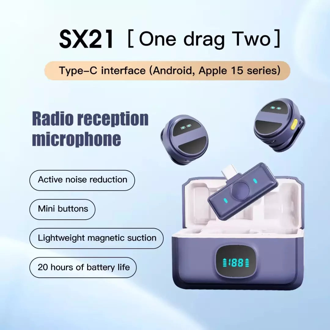 Microfono De Solapa Type + Adaptador OTG Para Iphone SX21