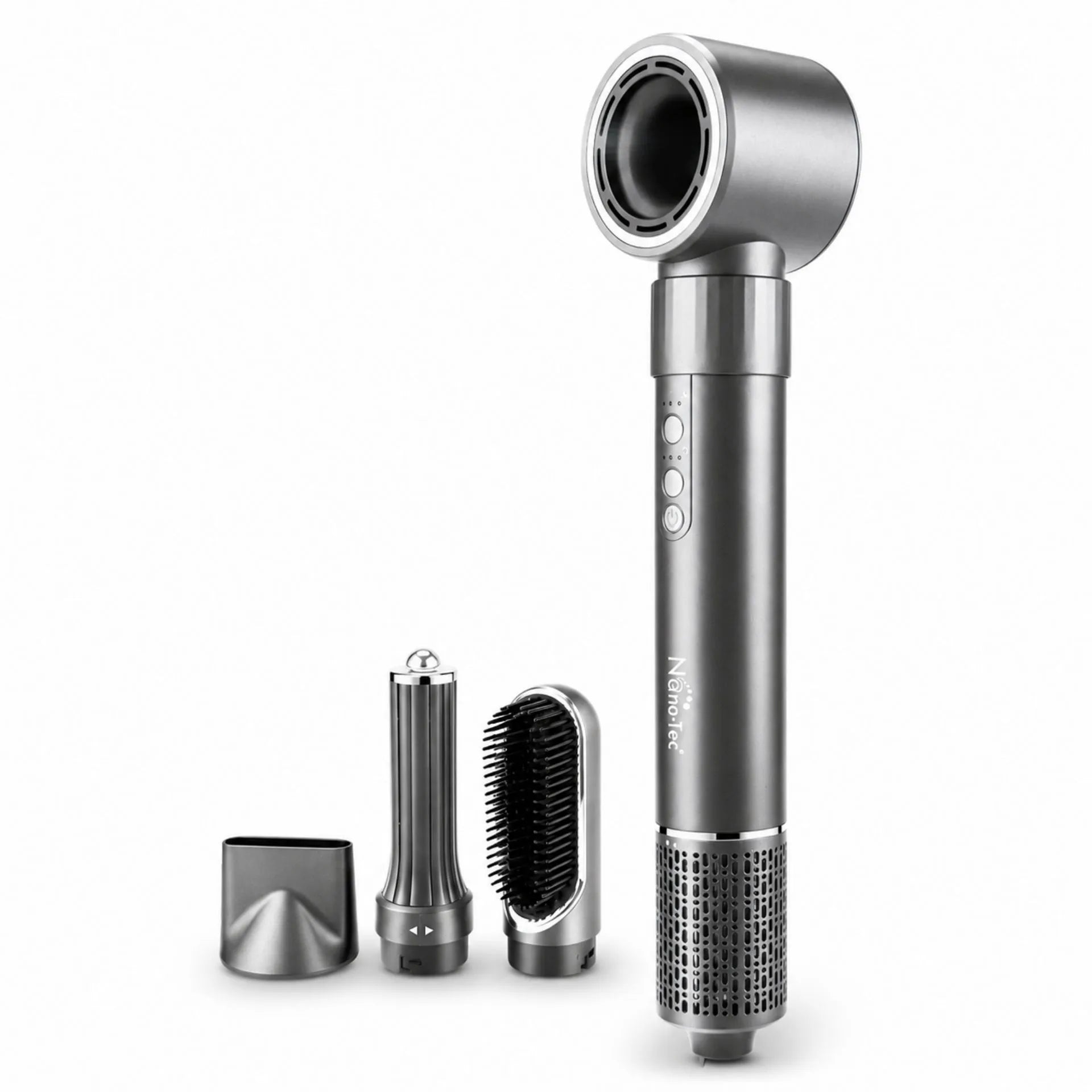 Secador Ionizador Nano-Tec 4 En 1 1300W Con Motor Brushless De 110.000 RPM NT-SC683
