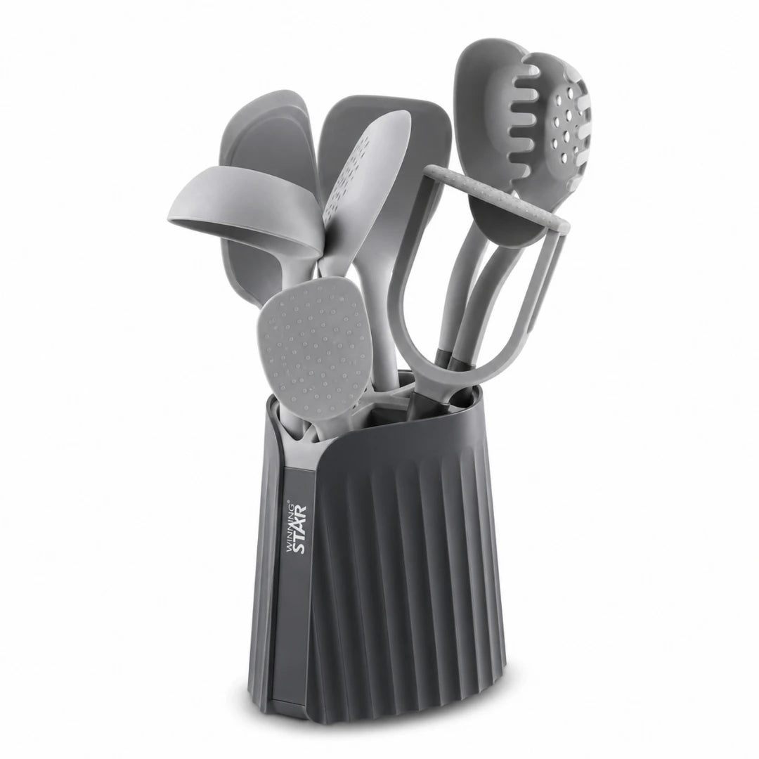 Set De Utensilios De Cocina Winning Star 10 Piezas Con Base Organizadora ST-7508
