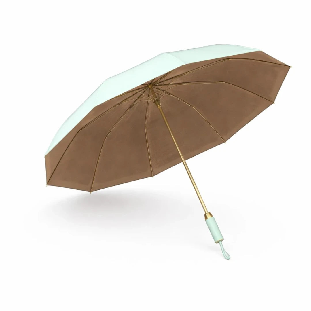 Sombrilla Automática Impermeable Con Protección UV UPF 50+ Resistente Al Viento Para Lluvia Y Sol S3012
