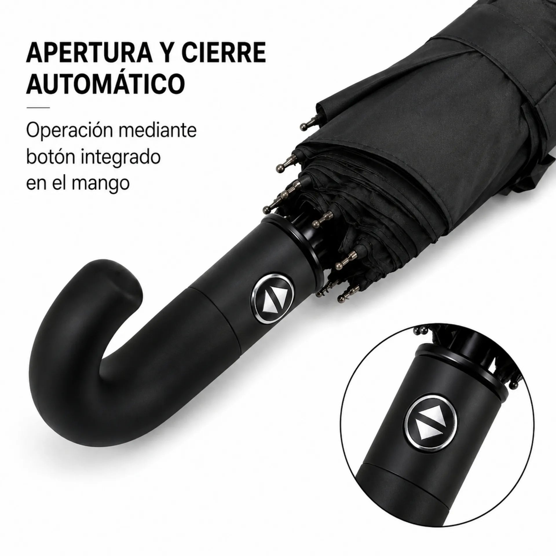 Sombrilla Automática Plegable Impermeable Con Apertura Y Cierre Automático X3005B