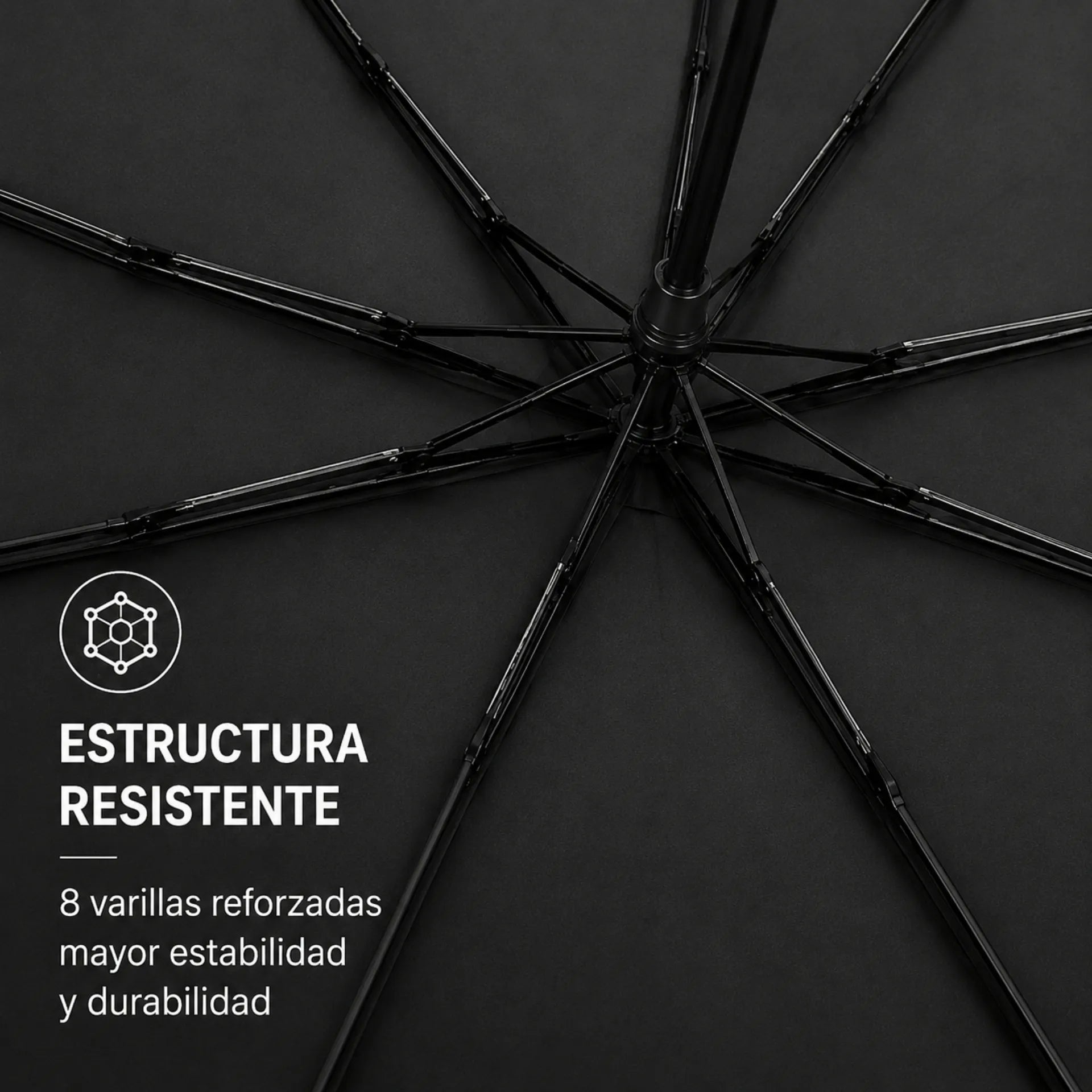 Sombrilla Automática Plegable Impermeable Con Apertura Y Cierre Automático X3005B