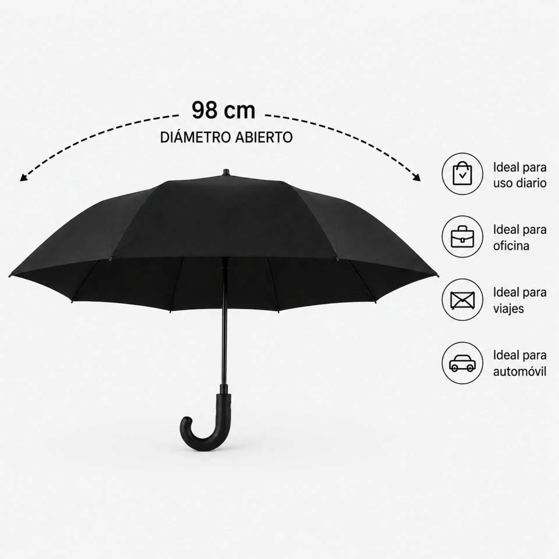 Sombrilla Automática Plegable Impermeable Con Apertura Y Cierre Automático X3005B