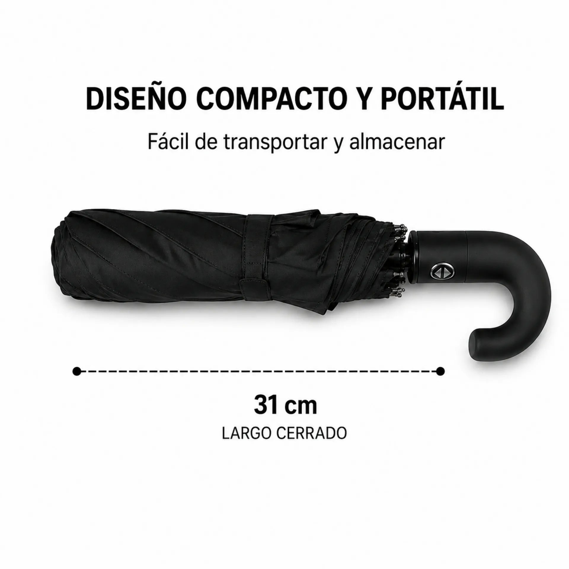 Sombrilla Automática Plegable Impermeable Con Apertura Y Cierre Automático X3005B