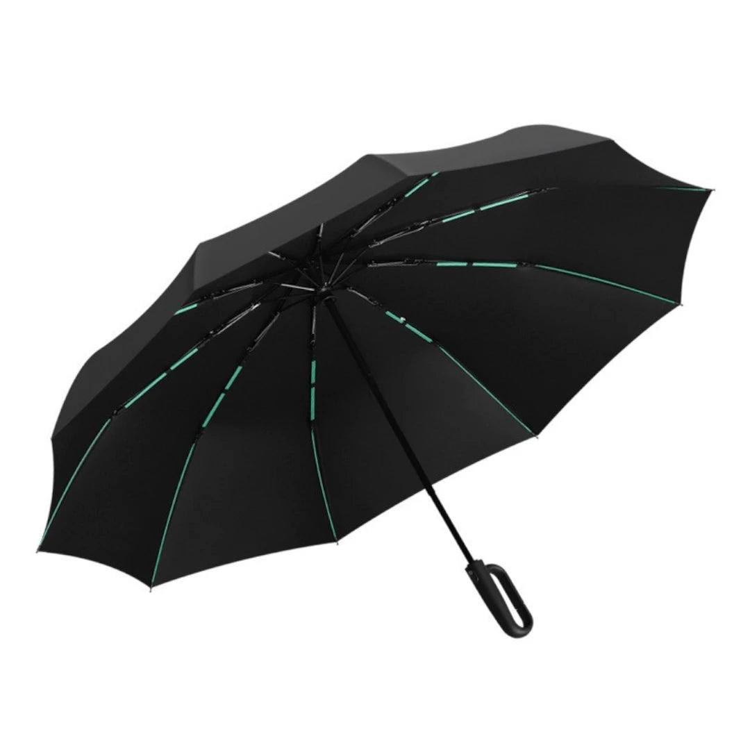 Sombrilla Con Mango Ergonómico Apertura Automática Impermeable Resistente Al Viento AE0178