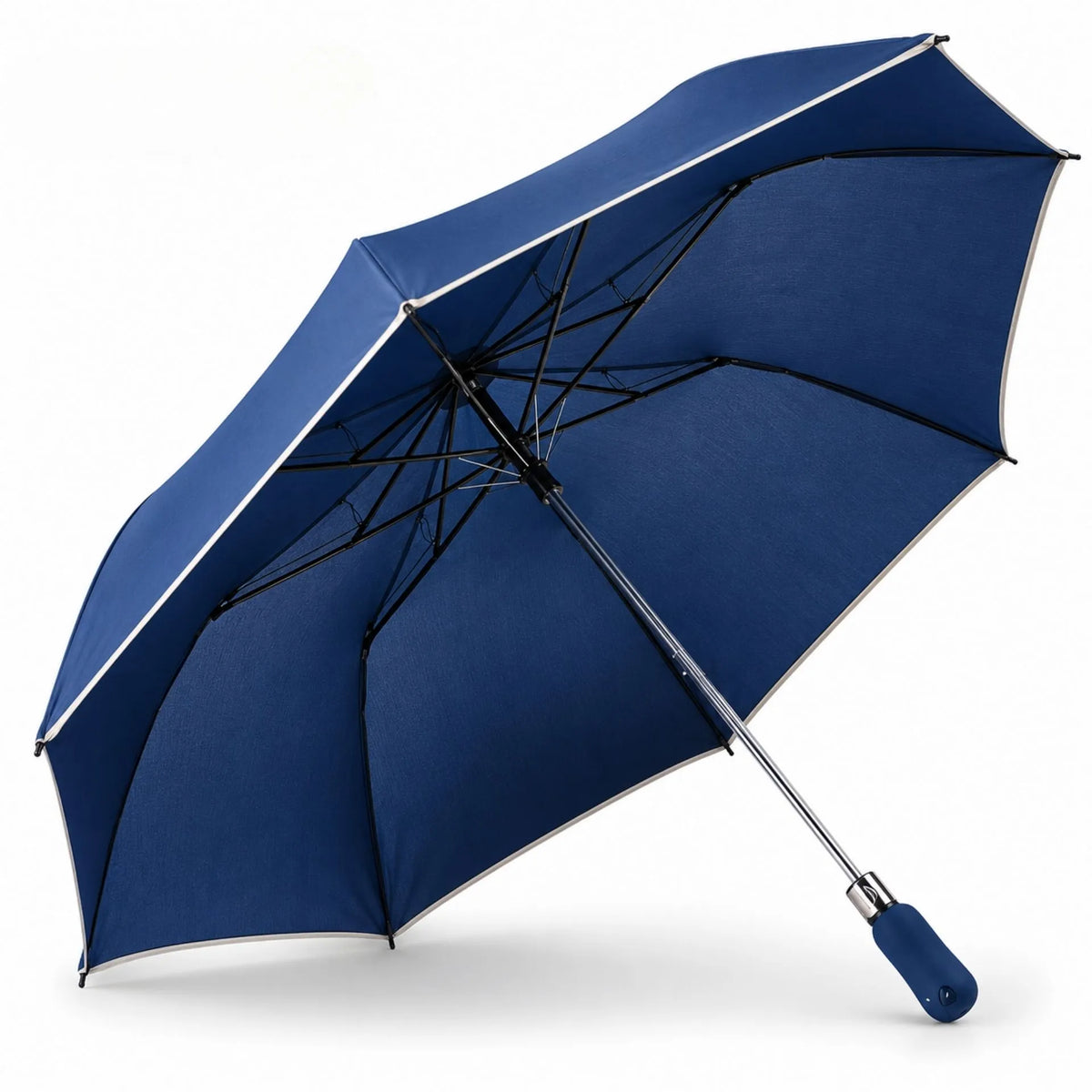 Sombrilla Paraguas Portátil Semiautomática Grande De 120 cm Con Funda Protectora Azul Real Star 2019S