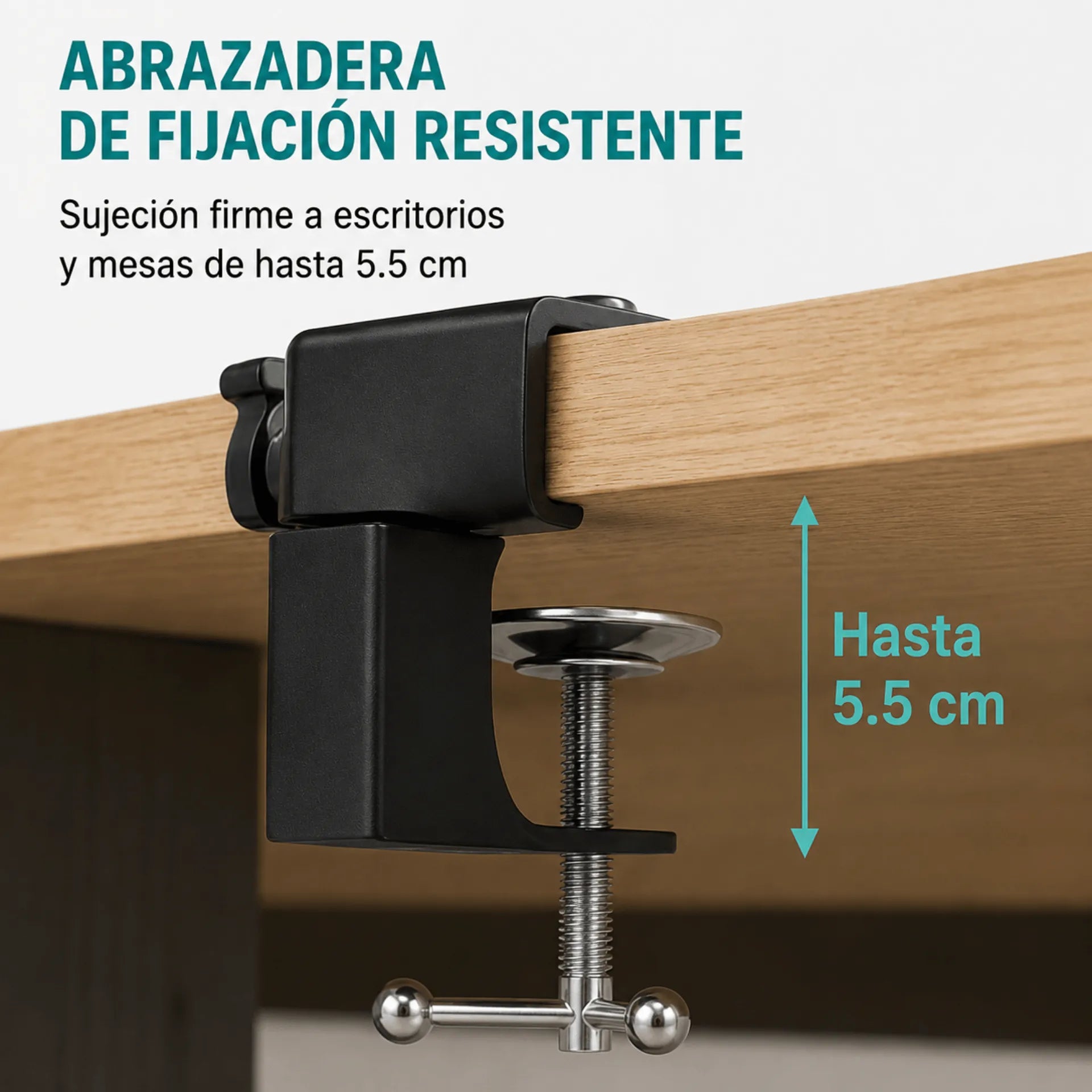 Soporte Para Micrófono Condensador De Brazo Articulado Metálico Con Ajuste A Mesa MY-7495