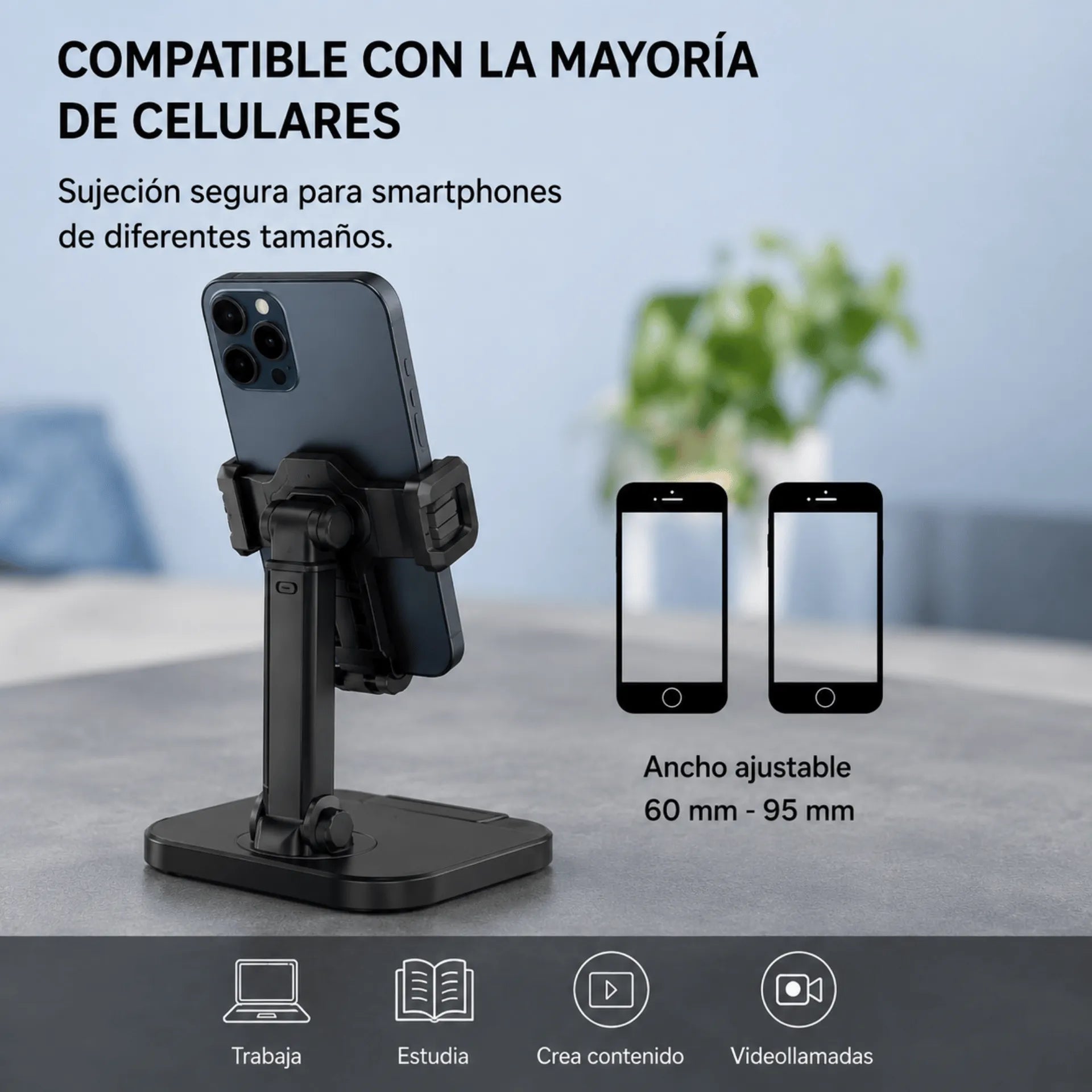 Soporte De Escritorio Ajustable Y Plegable Para Celular Baihuo City MY-7879