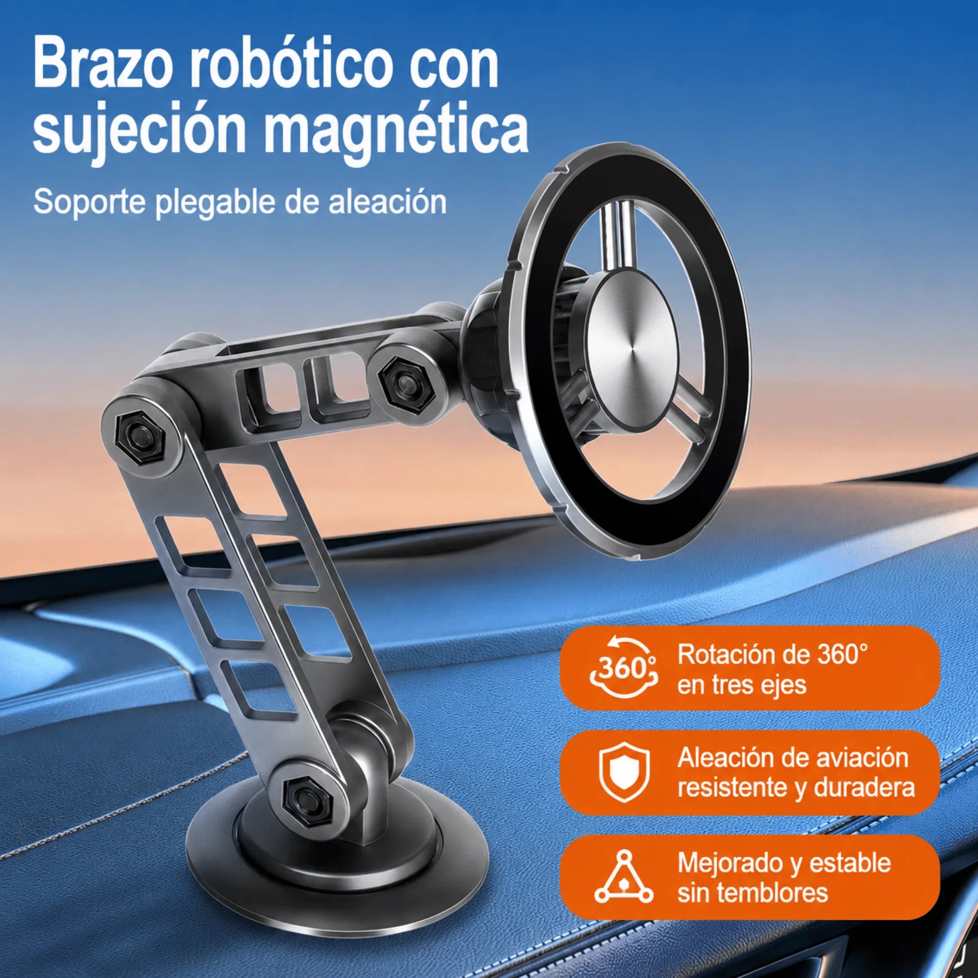 Soporte Magnético Para Coche Con Rotación 360° Baihuo City MY-7267